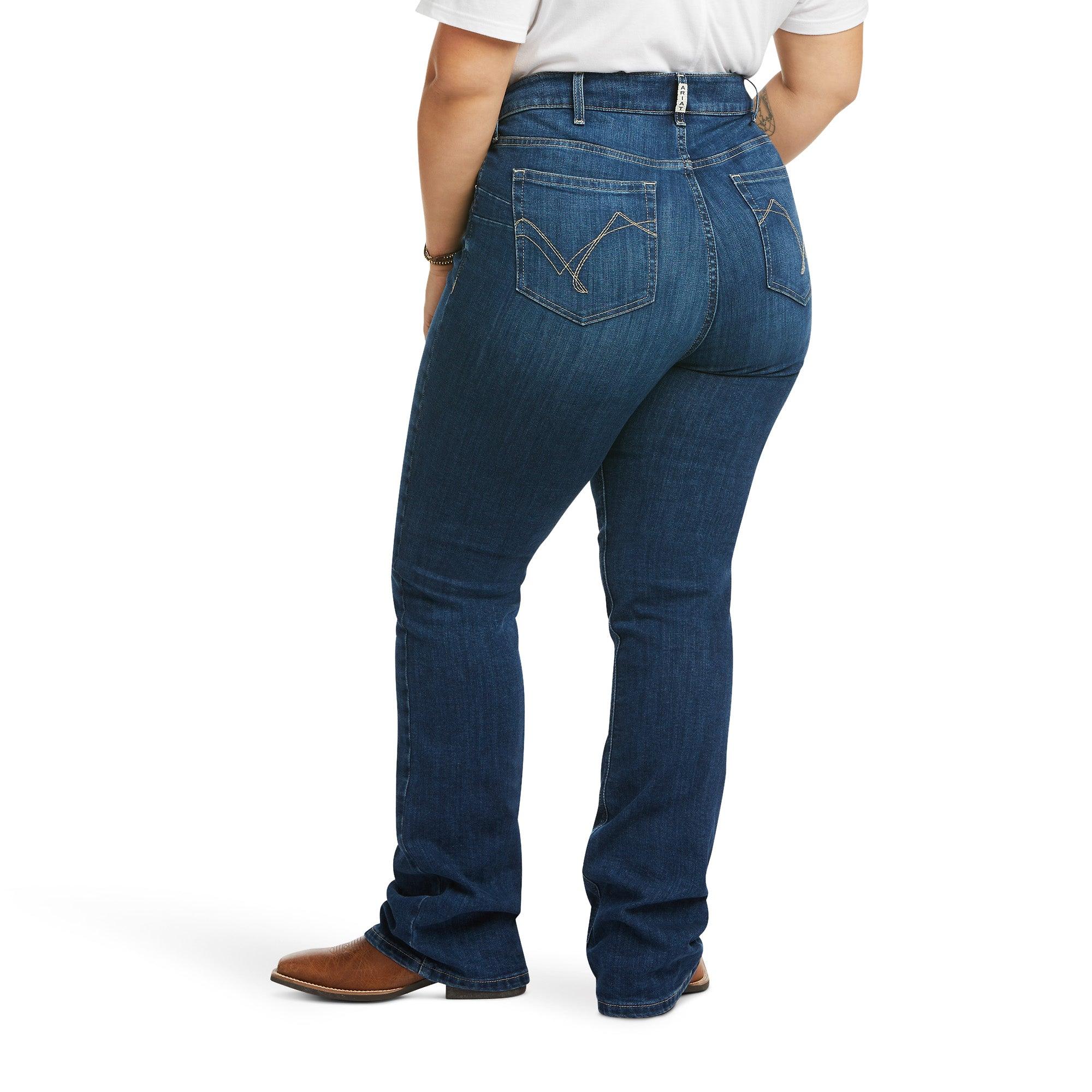 Product image 4 of 9 of Ariat Women's R.E.A.L. Perfect Rise Abby Straight Jeans - Mackenzie