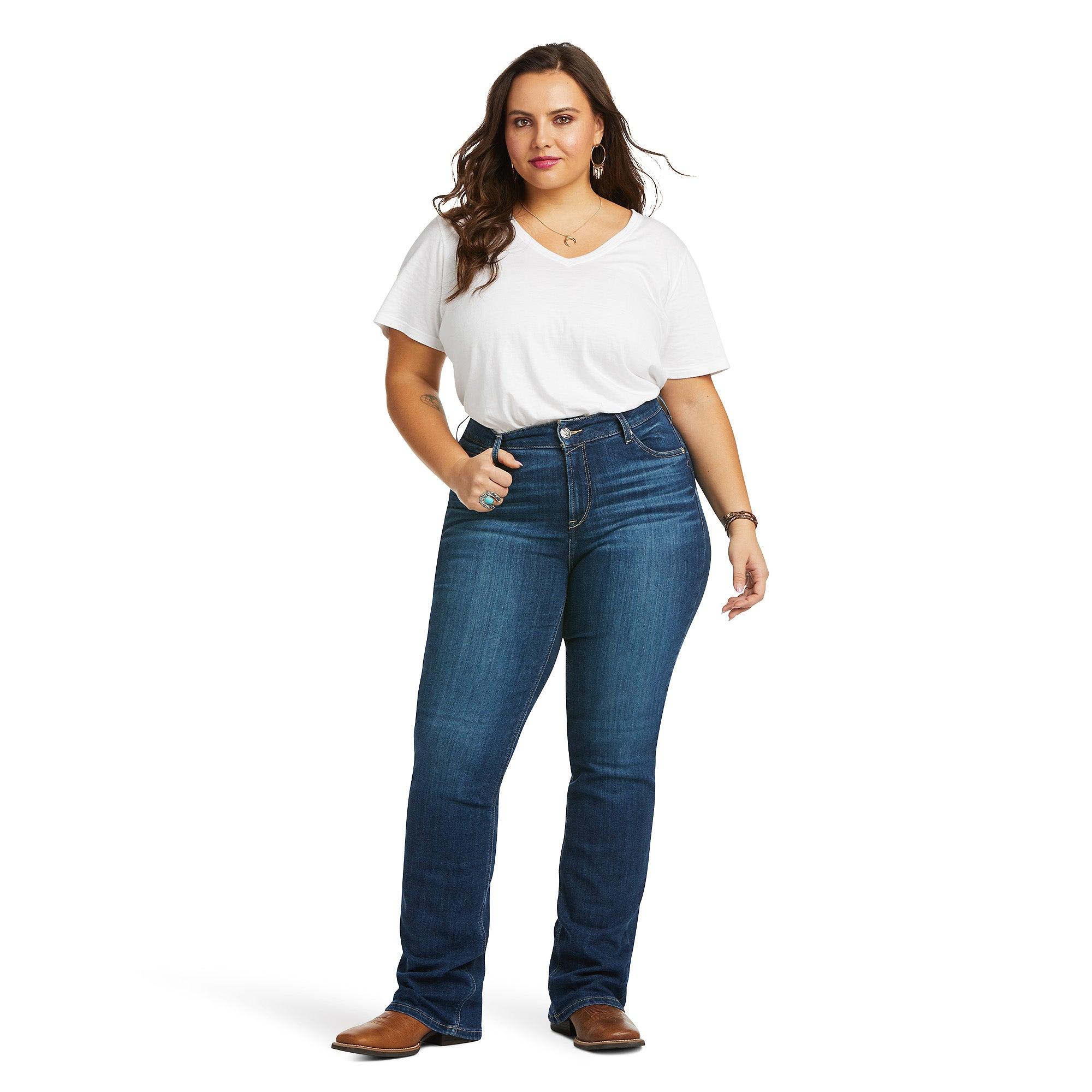 Product image 6 of 9 of Ariat Women's R.E.A.L. Perfect Rise Abby Straight Jeans - Mackenzie - Regular Leg