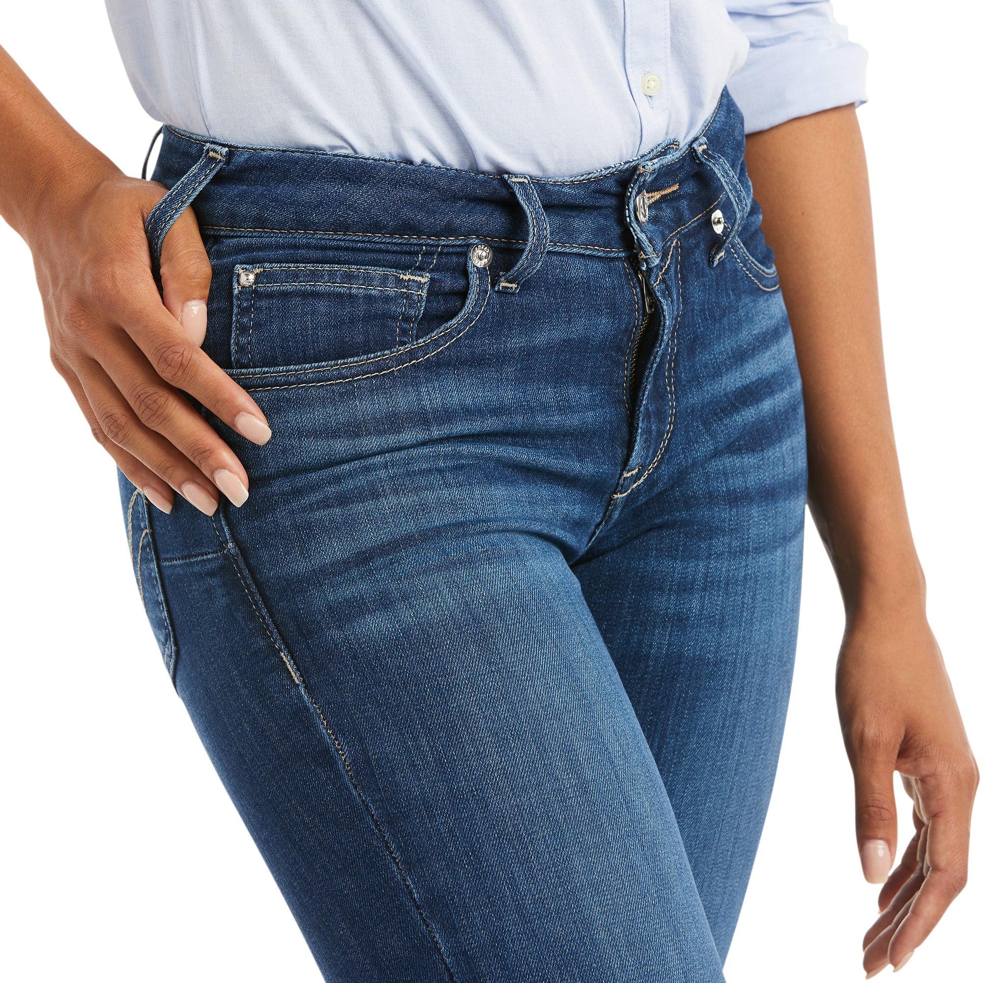 Product image 8 of 9 of Ariat Women's R.E.A.L. Perfect Rise Abby Straight Jeans - Mackenzie
