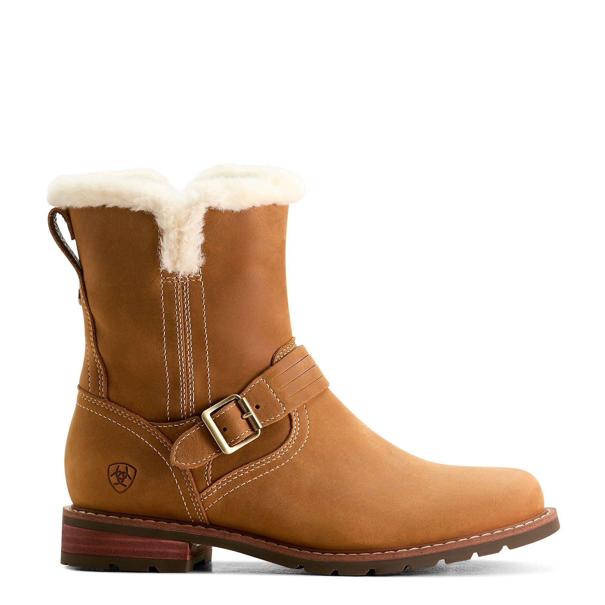 Product image 1 of 7 of Ariat Women's Savannah Sherpa Waterproof Boots - Carmel Tan