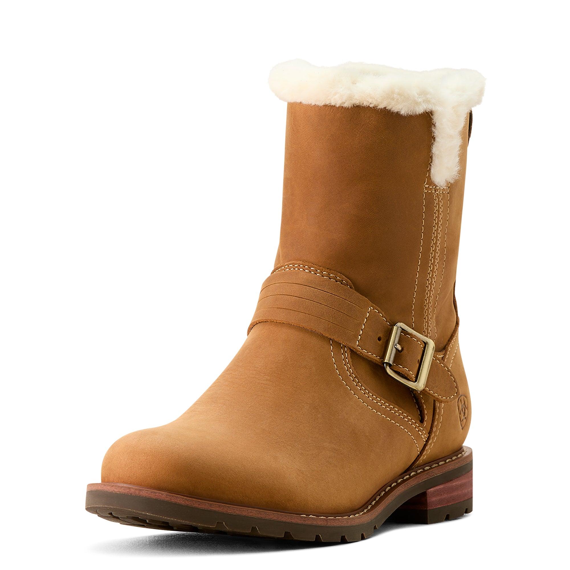 Product image 2 of 7 of Ariat Women's Savannah Sherpa Waterproof Boots - Carmel Tan