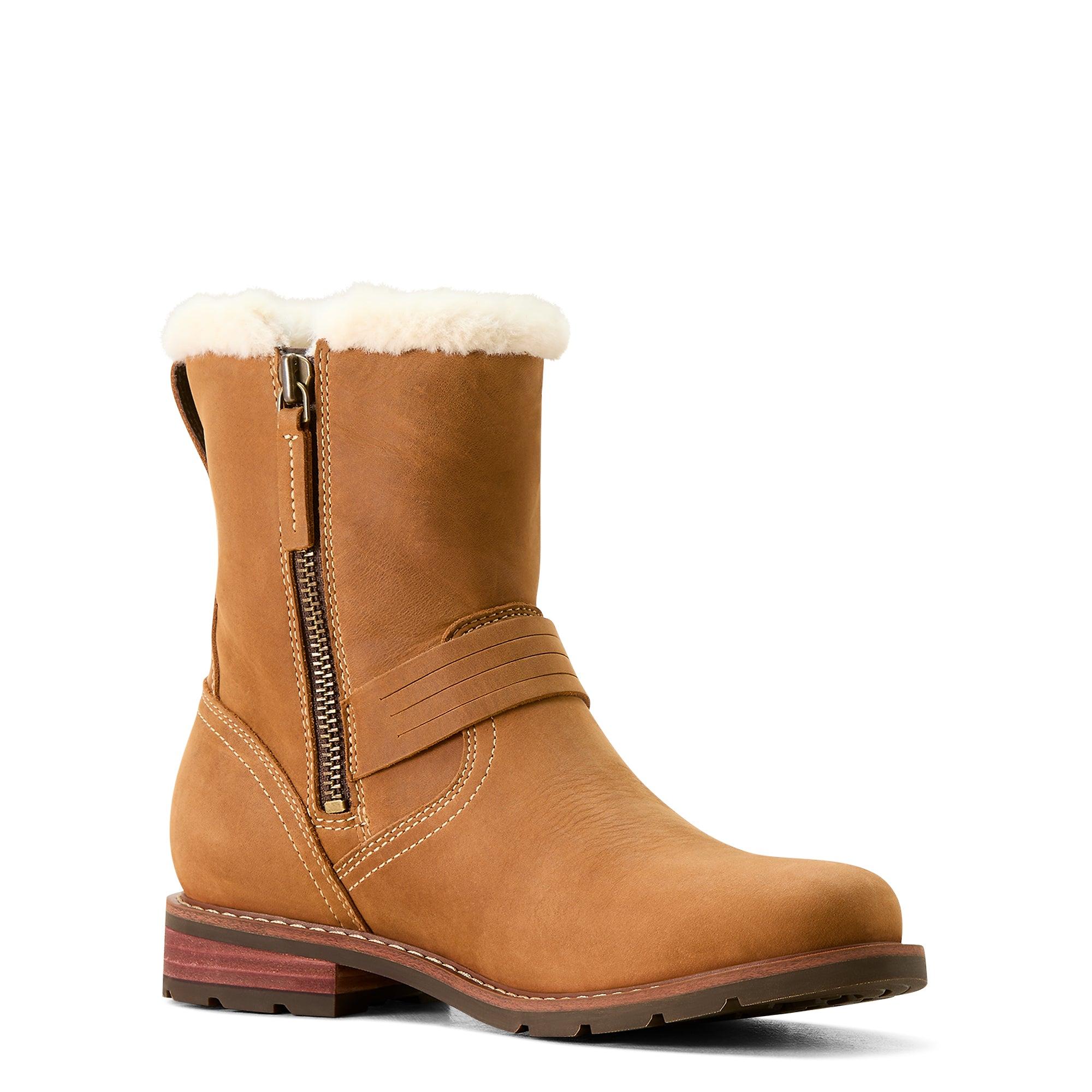 Product image 6 of 7 of Ariat Women's Savannah Sherpa Waterproof Boots - Carmel Tan