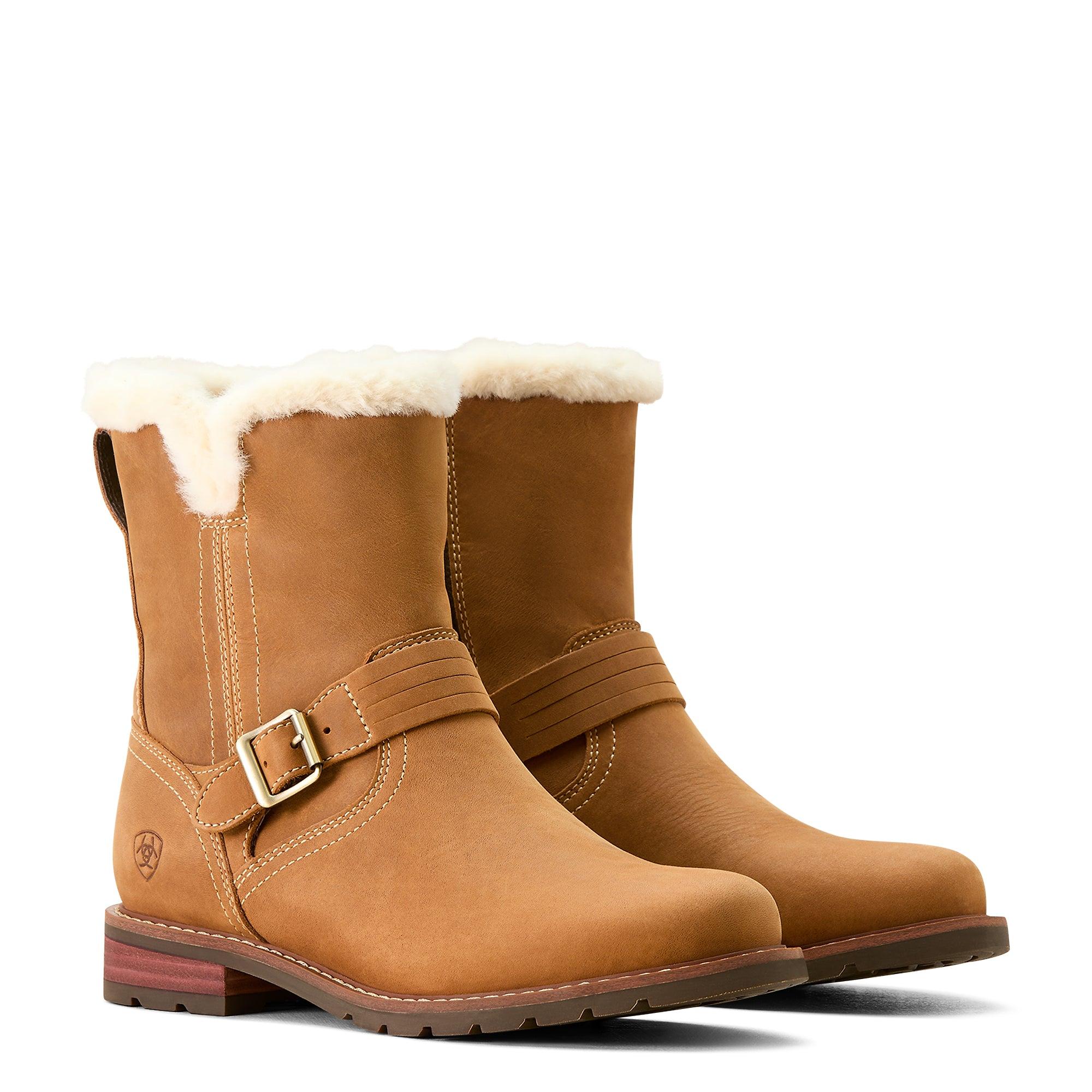 Product image 7 of 7 of Ariat Women's Savannah Sherpa Waterproof Boots - Carmel Tan