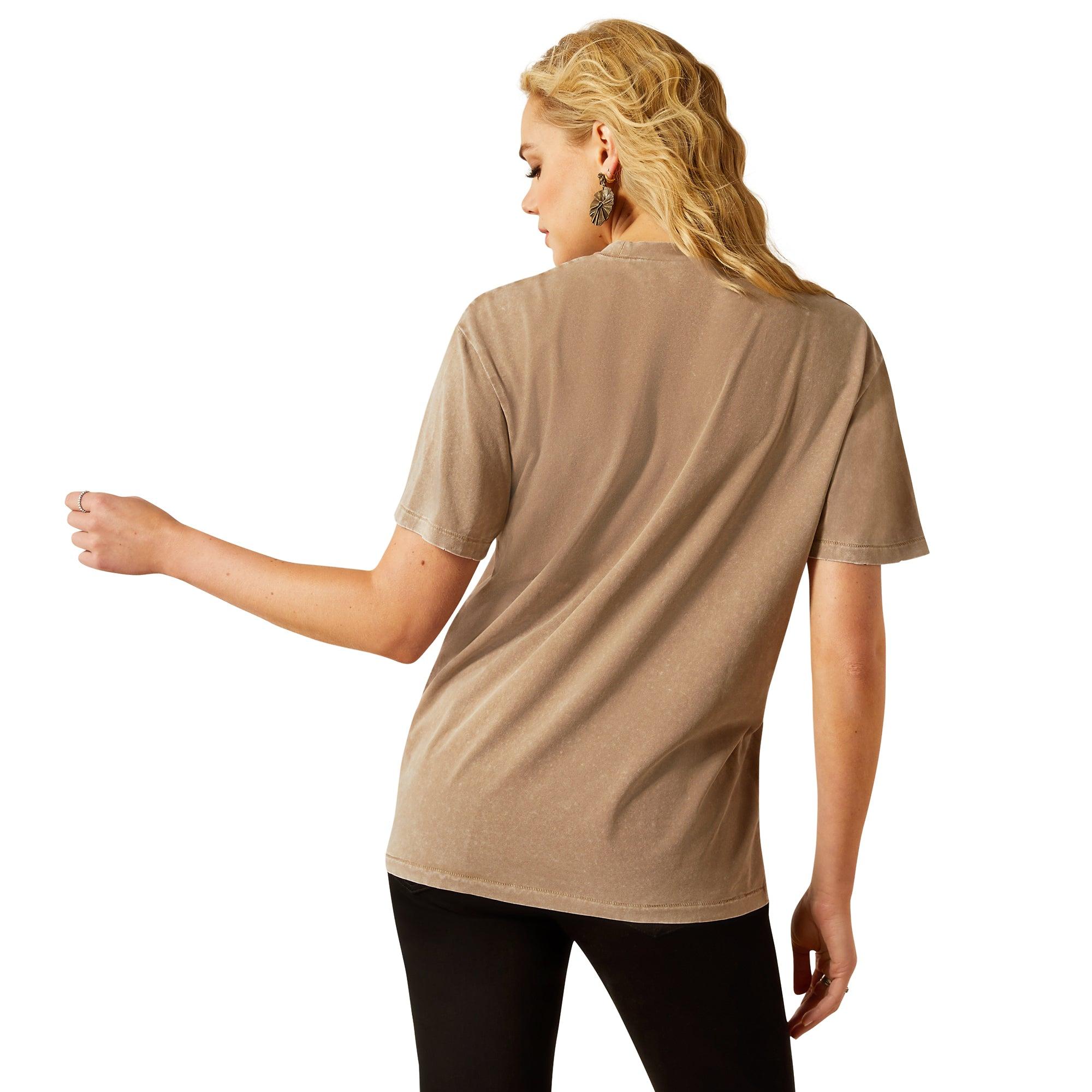 Product image 2 of 4 of Ariat Women's Western Mural T-Shirt - Washed Greige