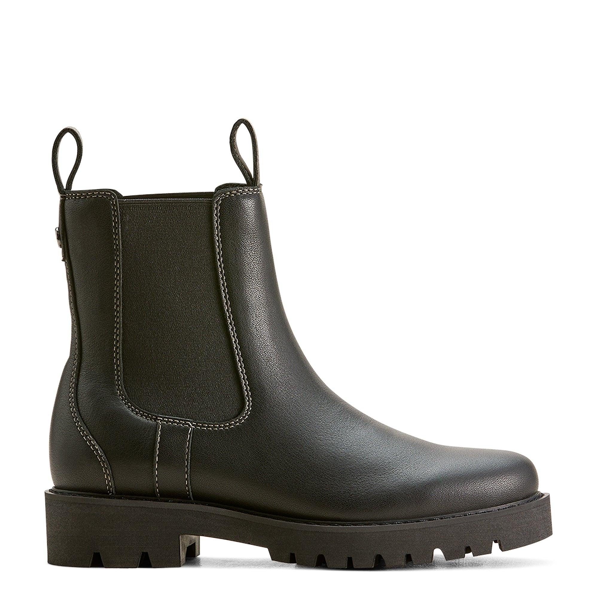Product image 1 of 7 of Ariat Women's Wexford Lug Mid Waterproof Chelsea Boots - Jet Black
