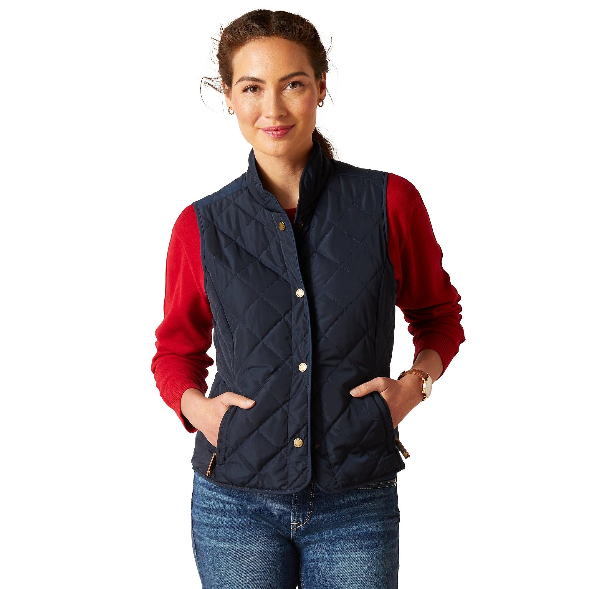 Product image 1 of 4 of Ariat Women's Woodside Quilted Gilet - Navy