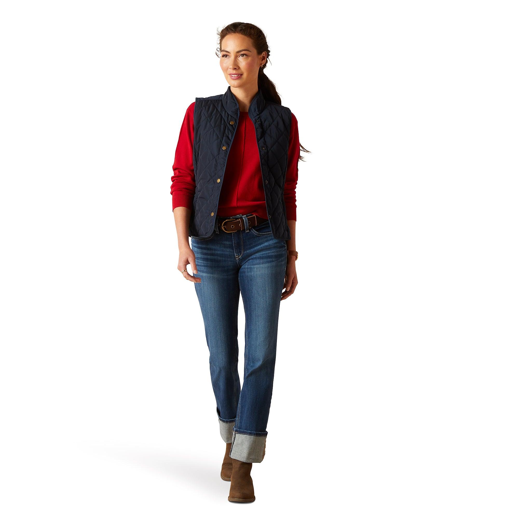 Product image 3 of 4 of Ariat Women's Woodside Quilted Gilet - Navy