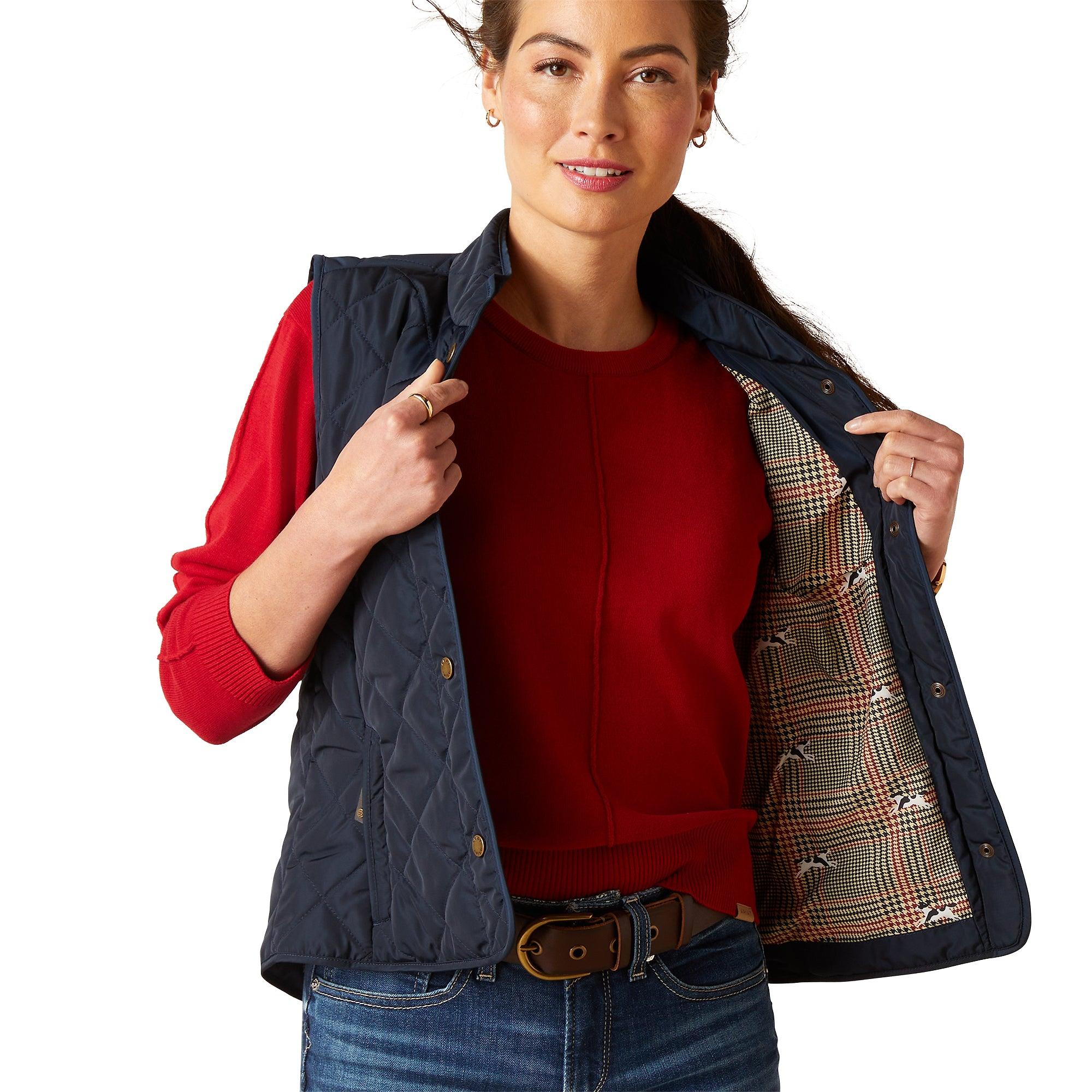 Product image 4 of 4 of Ariat Women's Woodside Quilted Gilet - Navy