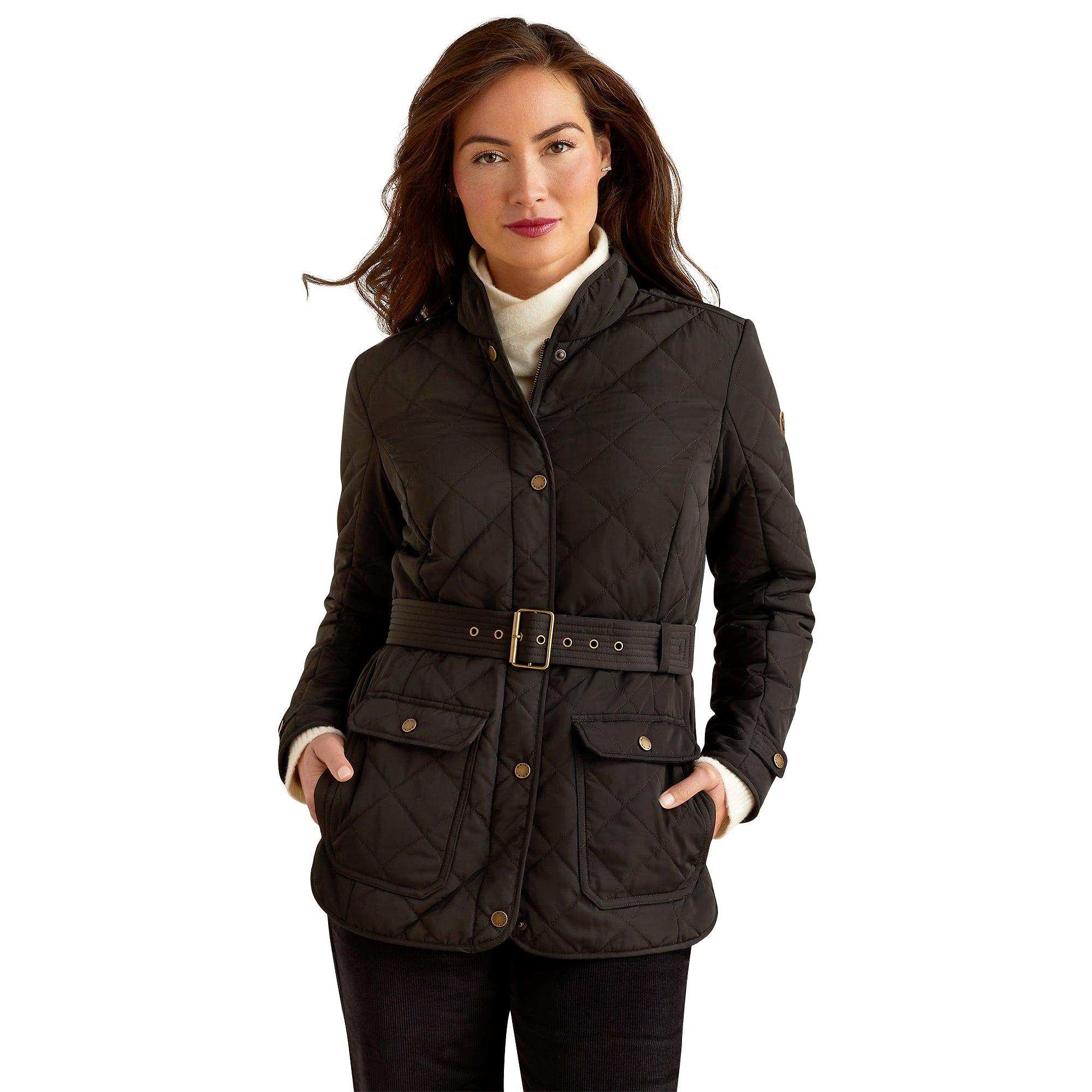Product image 1 of 6 of Ariat Women's Woodside Quilted Insulated Jacket - Black