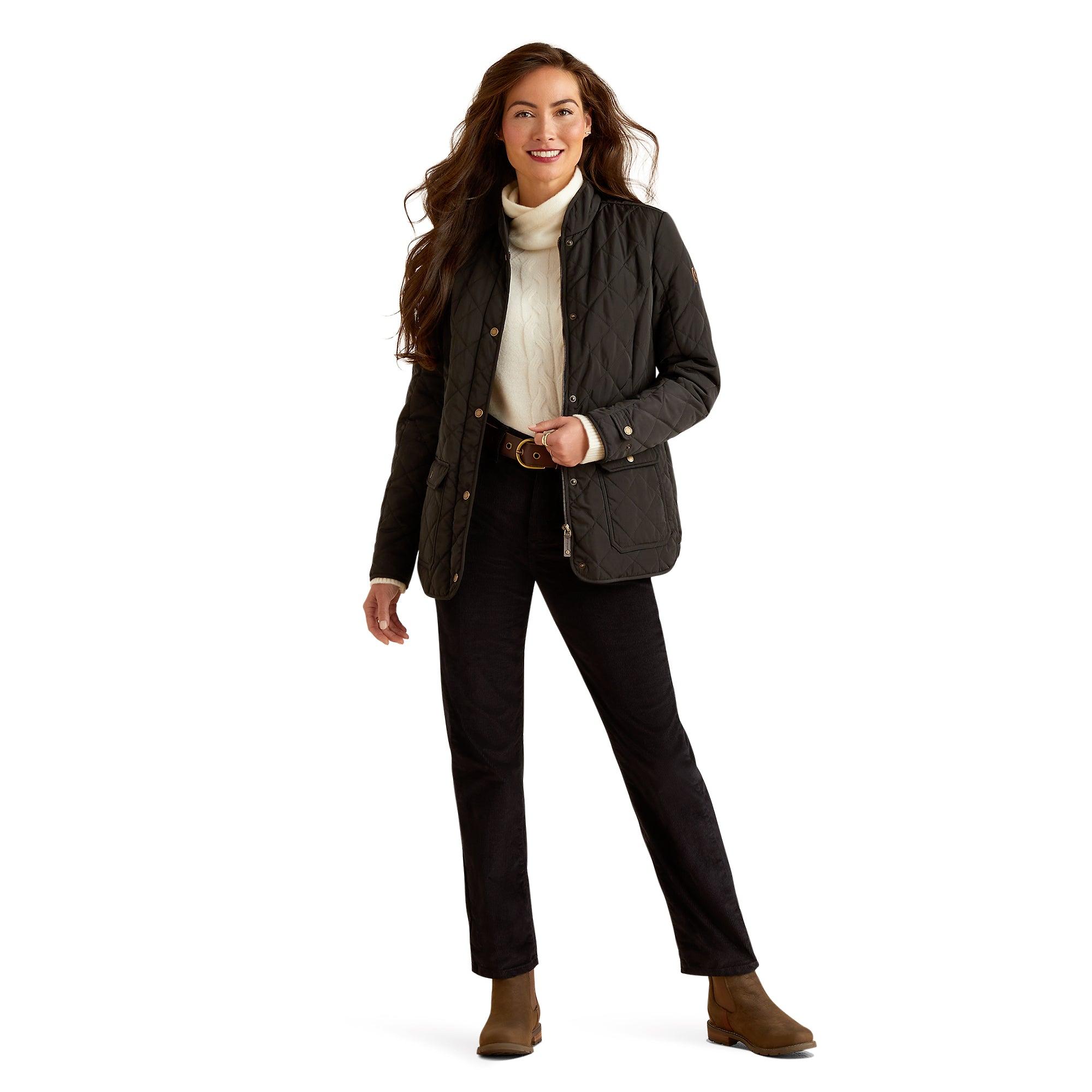 Product image 3 of 6 of Ariat Women's Woodside Quilted Insulated Jacket - Black