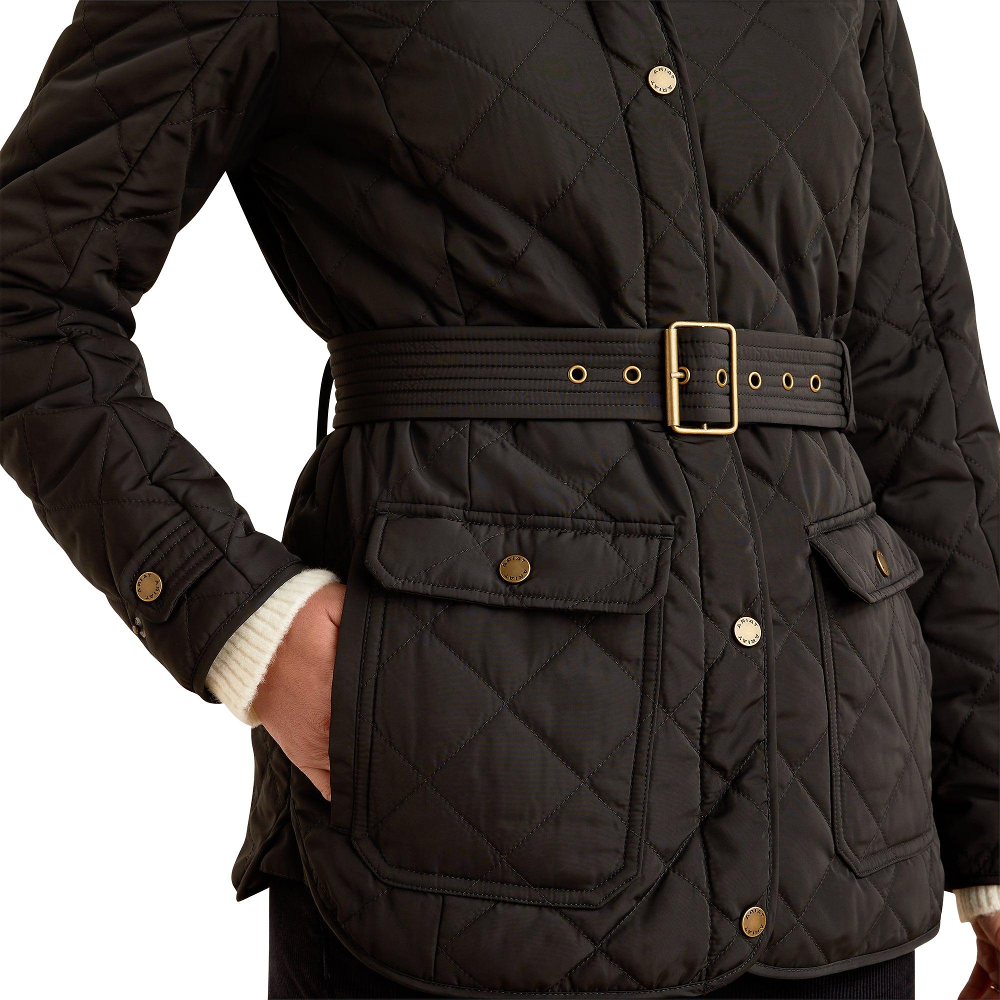 Product image 4 of 6 of Ariat Women's Woodside Quilted Insulated Jacket - Black