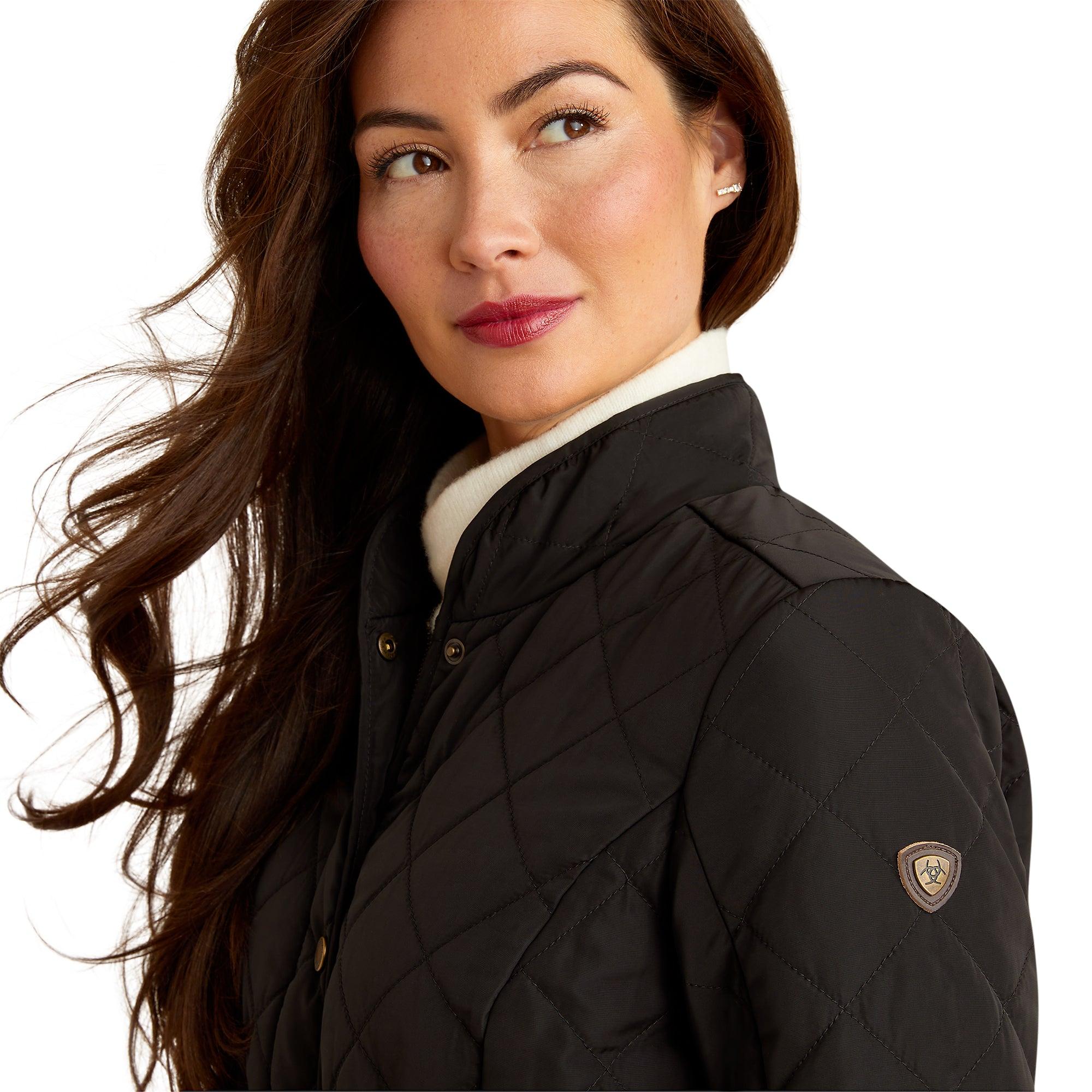 Product image 5 of 6 of Ariat Women's Woodside Quilted Insulated Jacket - Black