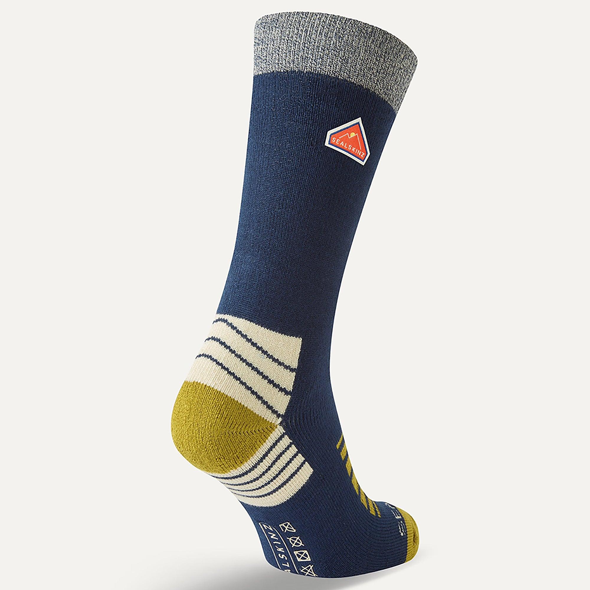 Product image 2 of 2 of Sealskinz Attlebridge Single Layer Bamboo Mid Length Plain Hiking Socks - Navy