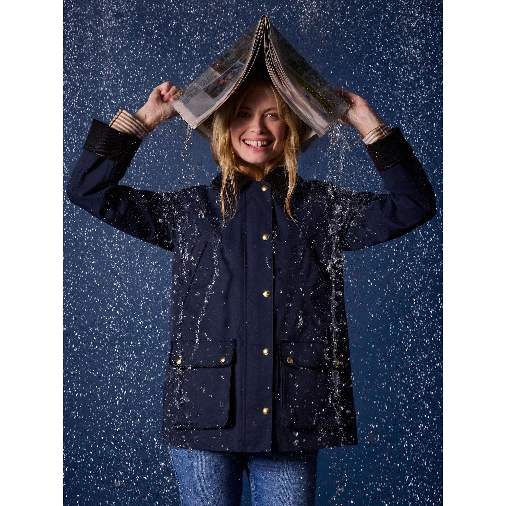 Product image 12 of 13 of Joules Women's Katherine Waterproof Heritage Coat - Navy