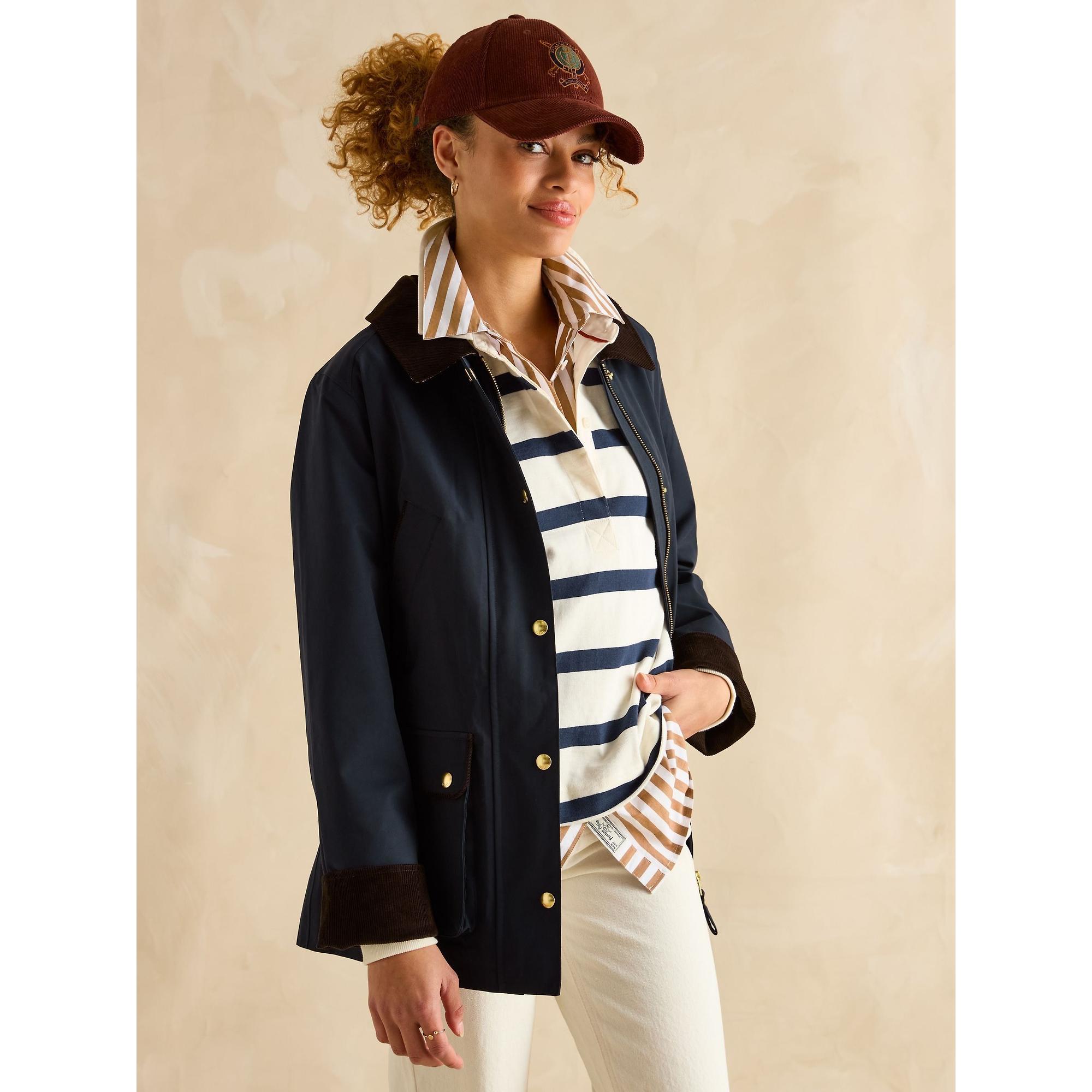 Product image 5 of 13 of Joules Women's Katherine Waterproof Heritage Coat - Navy