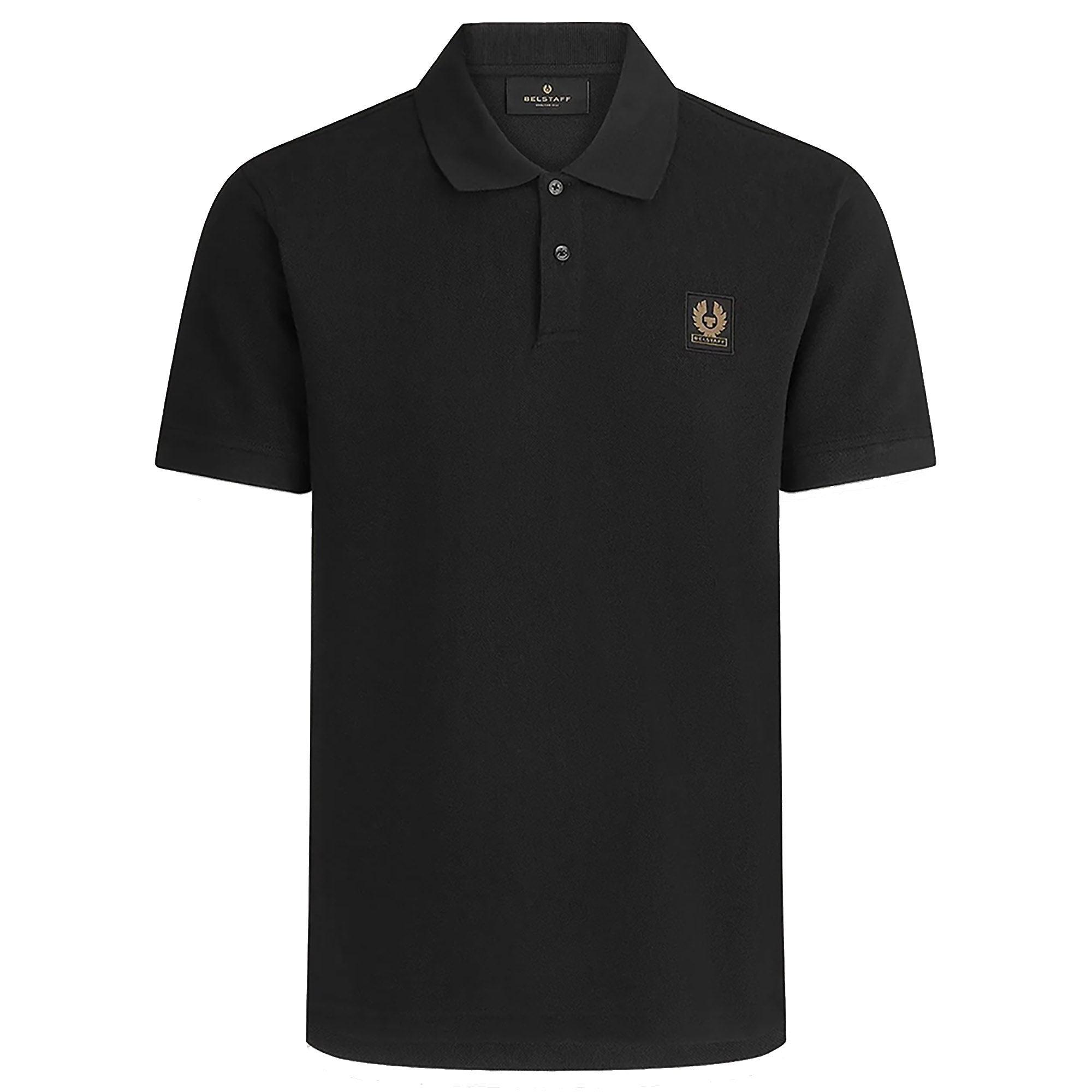 Product image 1 of 3 of Belstaff Men's Cotton Pique Polo Shirt - Black
