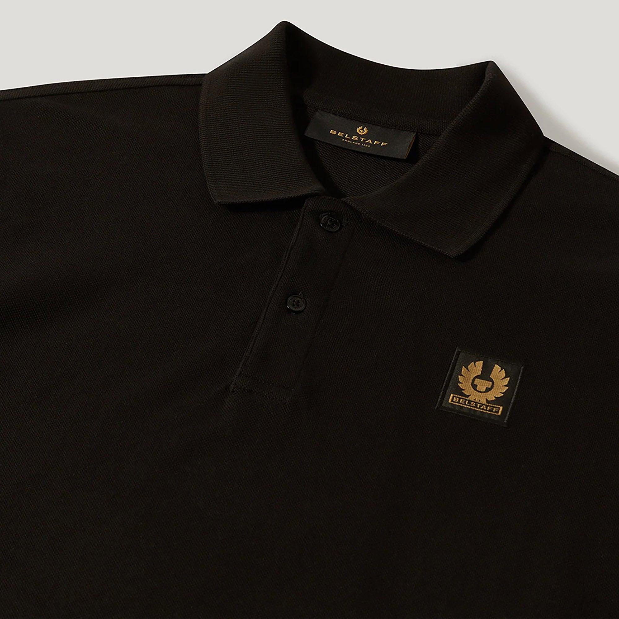 Product image 2 of 3 of Belstaff Men's Cotton Pique Polo Shirt - Black