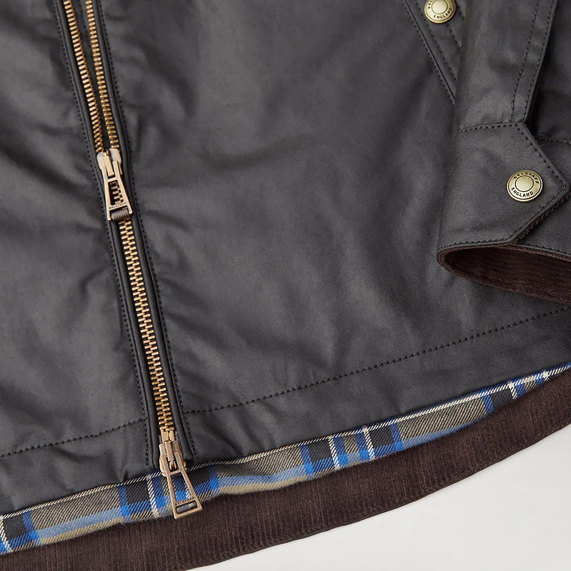 Product image 4 of 4 of Belstaff Men's Waxed Cotton Tour Overshirt Jacket - Black