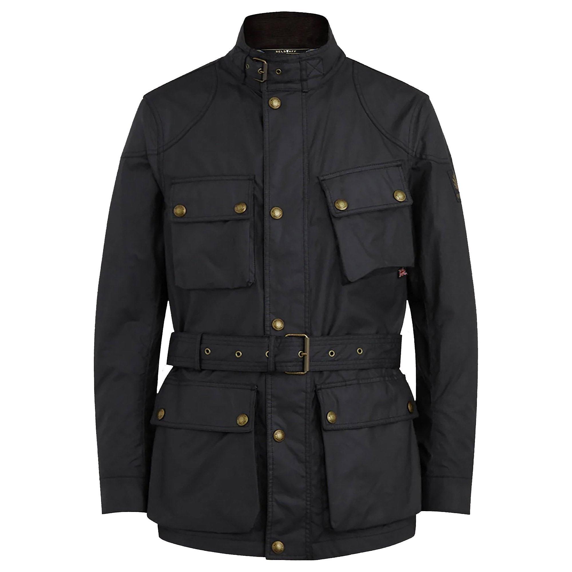 Product image 1 of 4 of Belstaff Men's Waxed Cotton Trialmaster Jacket - Black