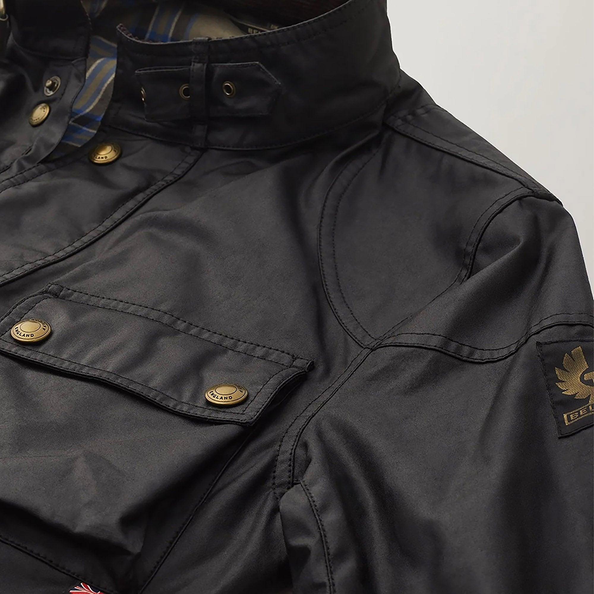 Product image 3 of 4 of Belstaff Men's Waxed Cotton Trialmaster Jacket - Black