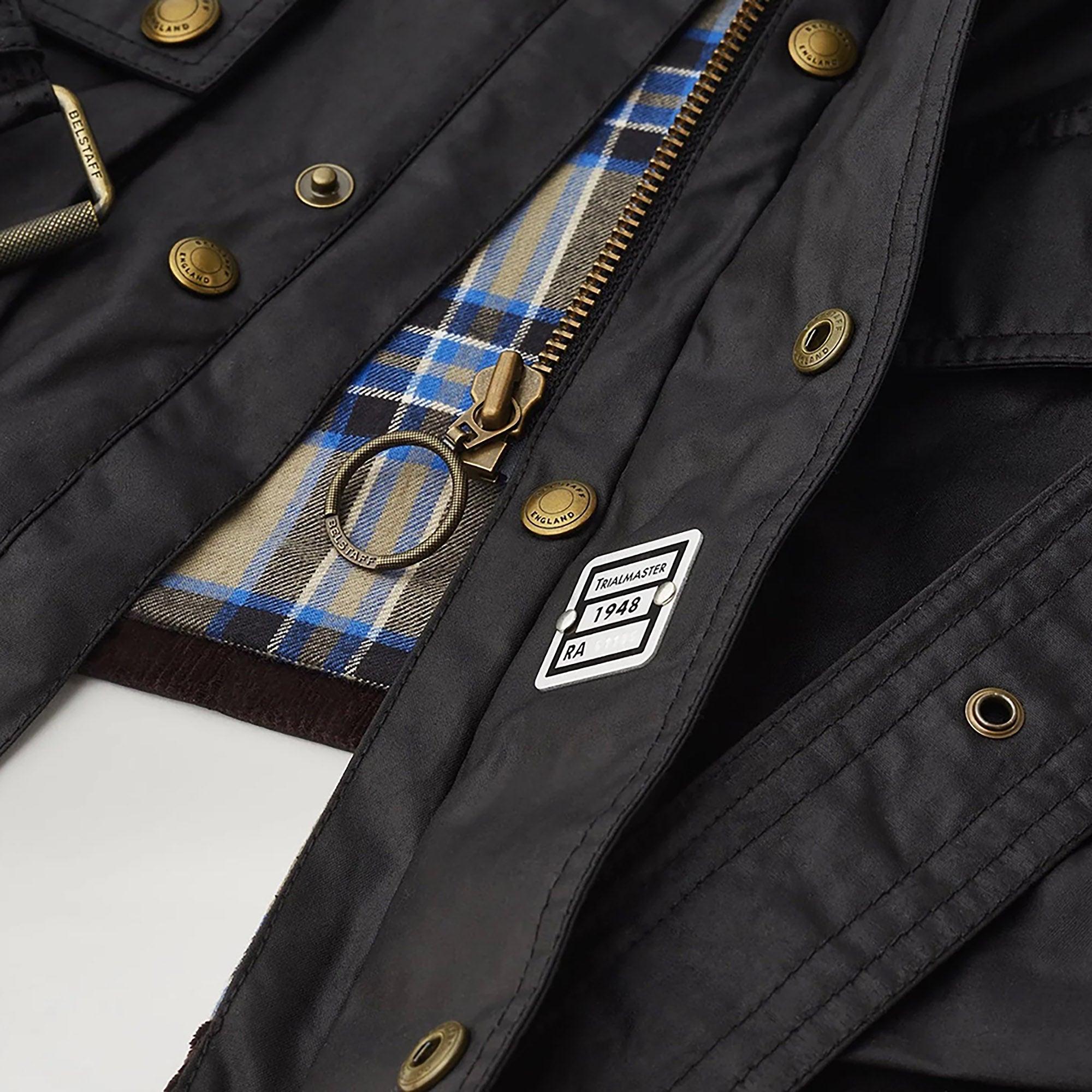 Product image 4 of 4 of Belstaff Men's Waxed Cotton Trialmaster Jacket - Black
