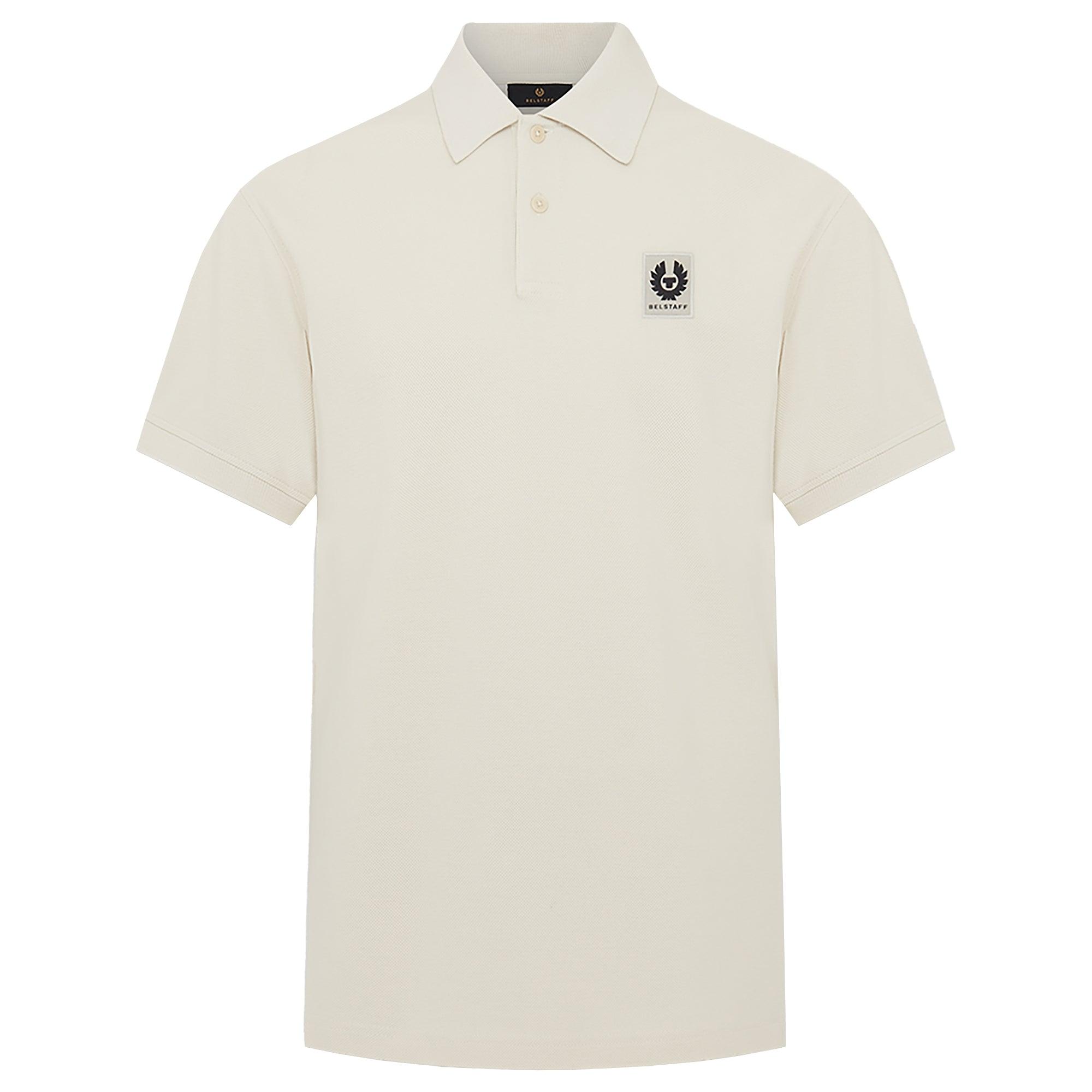 Product image 1 of 3 of Belstaff Men's Cotton Pique Polo Shirt - Silver Birch