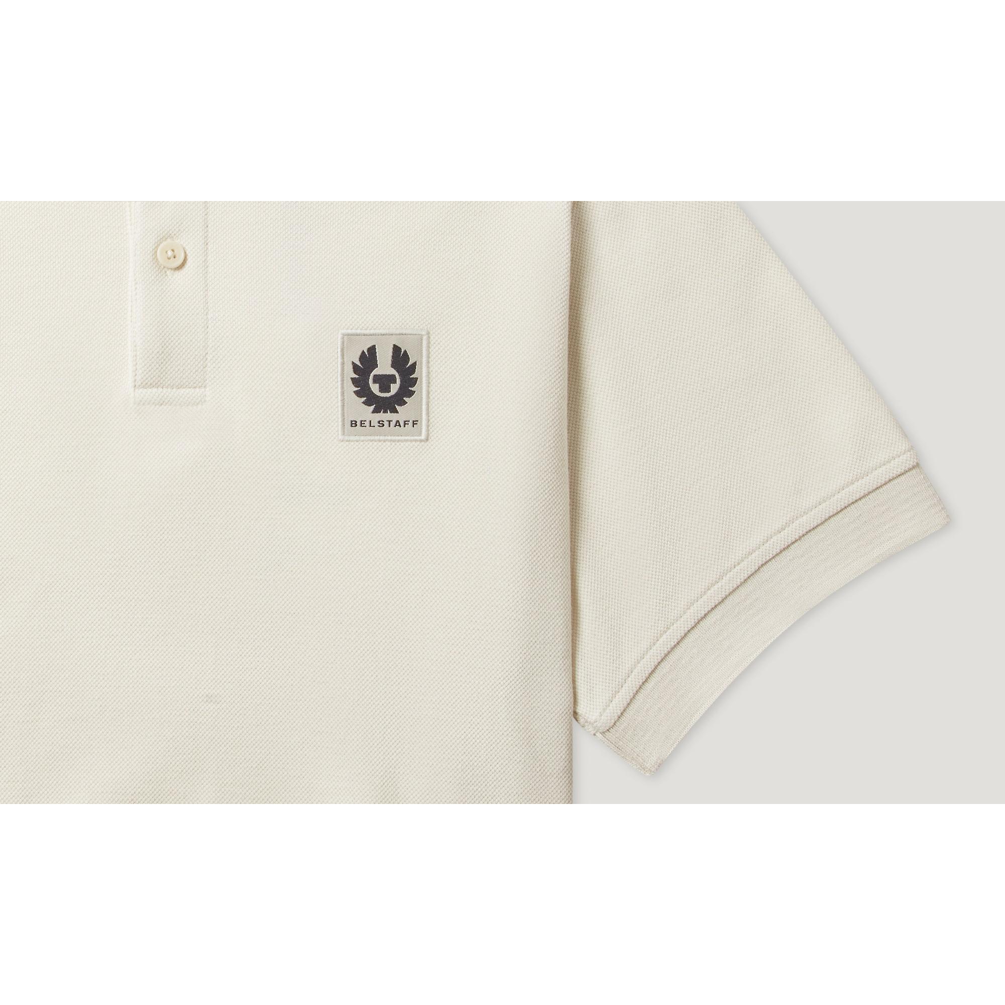 Product image 3 of 3 of Belstaff Men's Cotton Pique Polo Shirt - Silver Birch