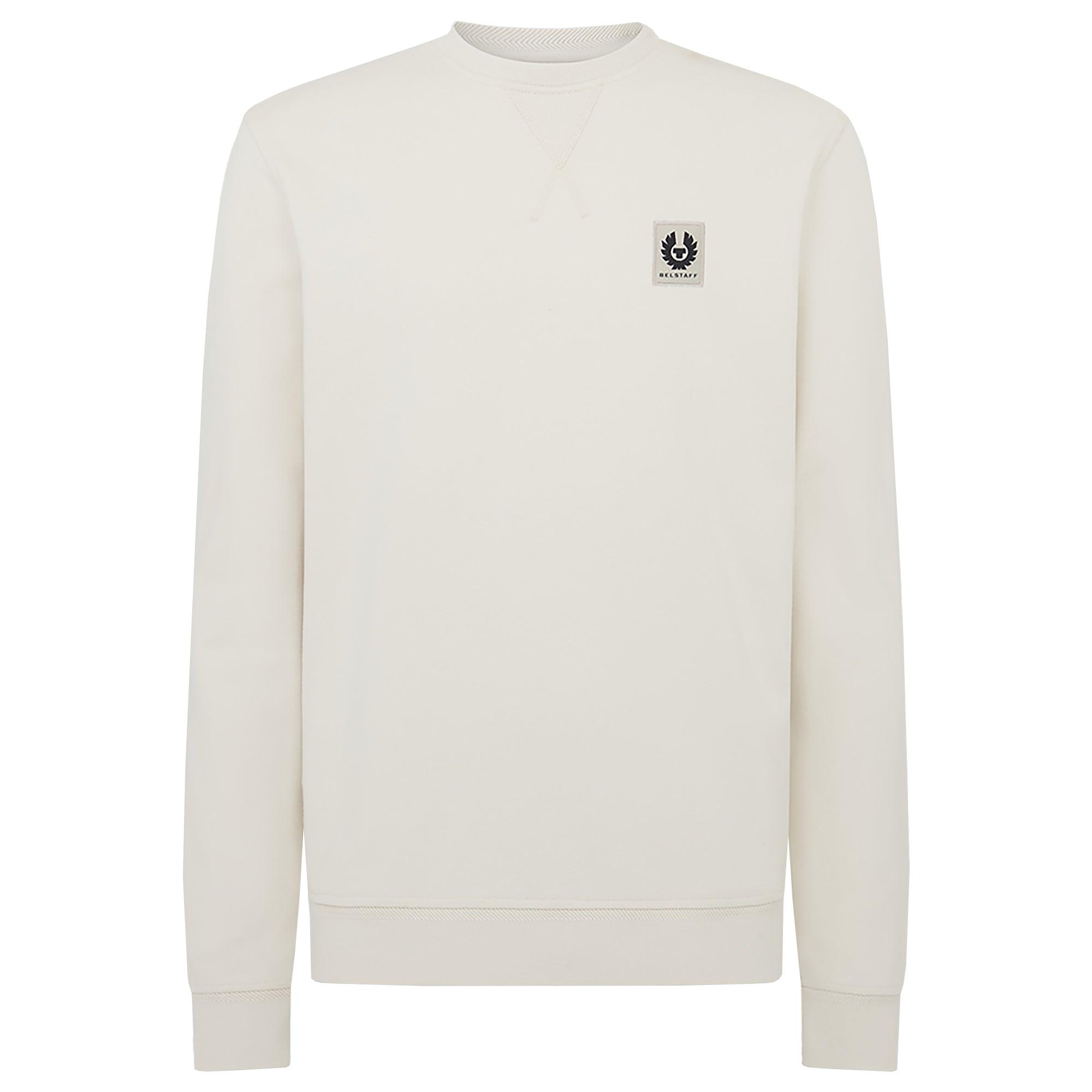 Product image 1 of 3 of Belstaff Men's Cotton Fleece Sweatshirt - Silver Birch
