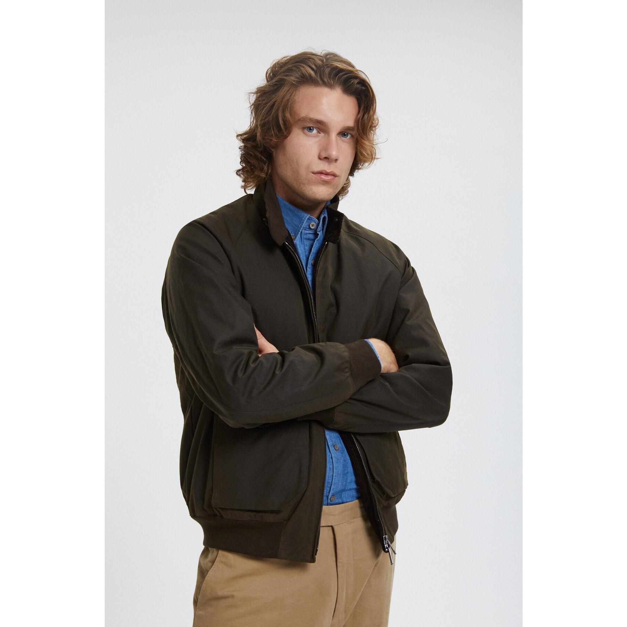 Product image 3 of 7 of Baracuta Men's G9 Waxed Pocket Jacket - Deep Moss