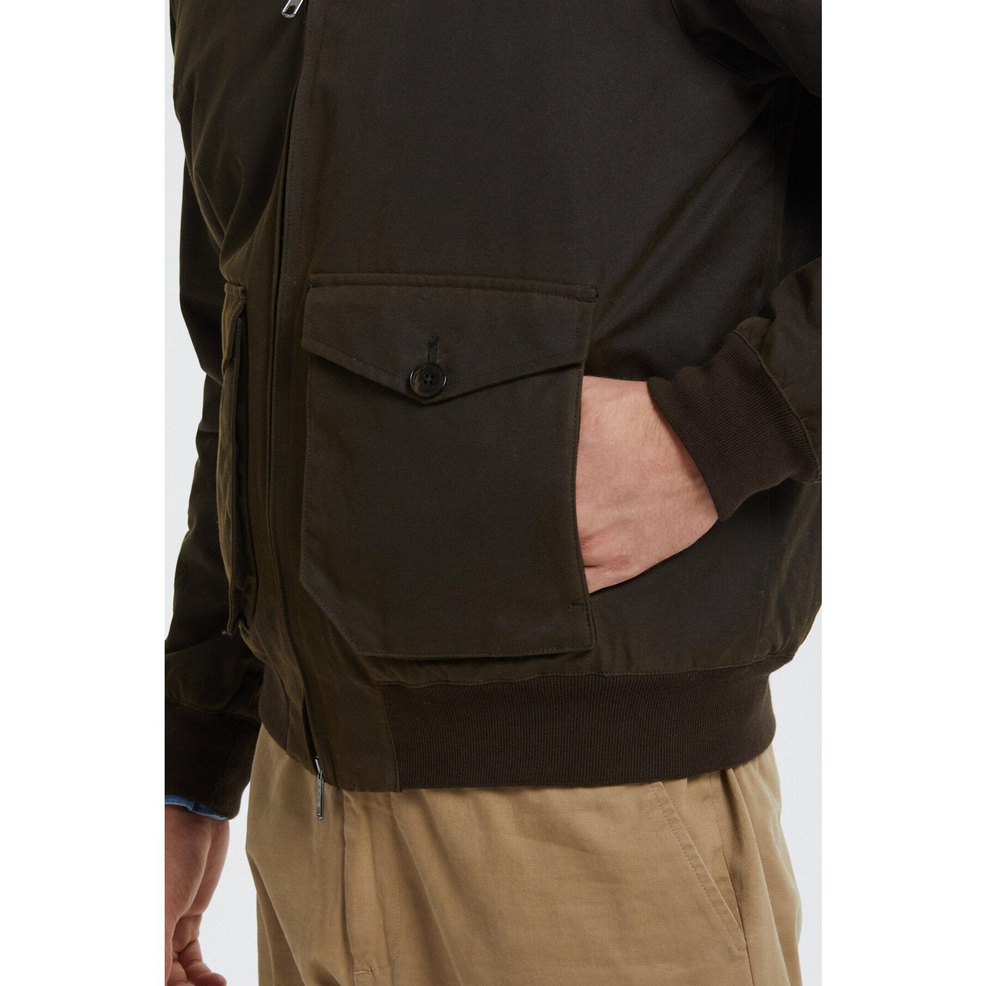 Product image 5 of 7 of Baracuta Men's G9 Waxed Pocket Jacket - Deep Moss