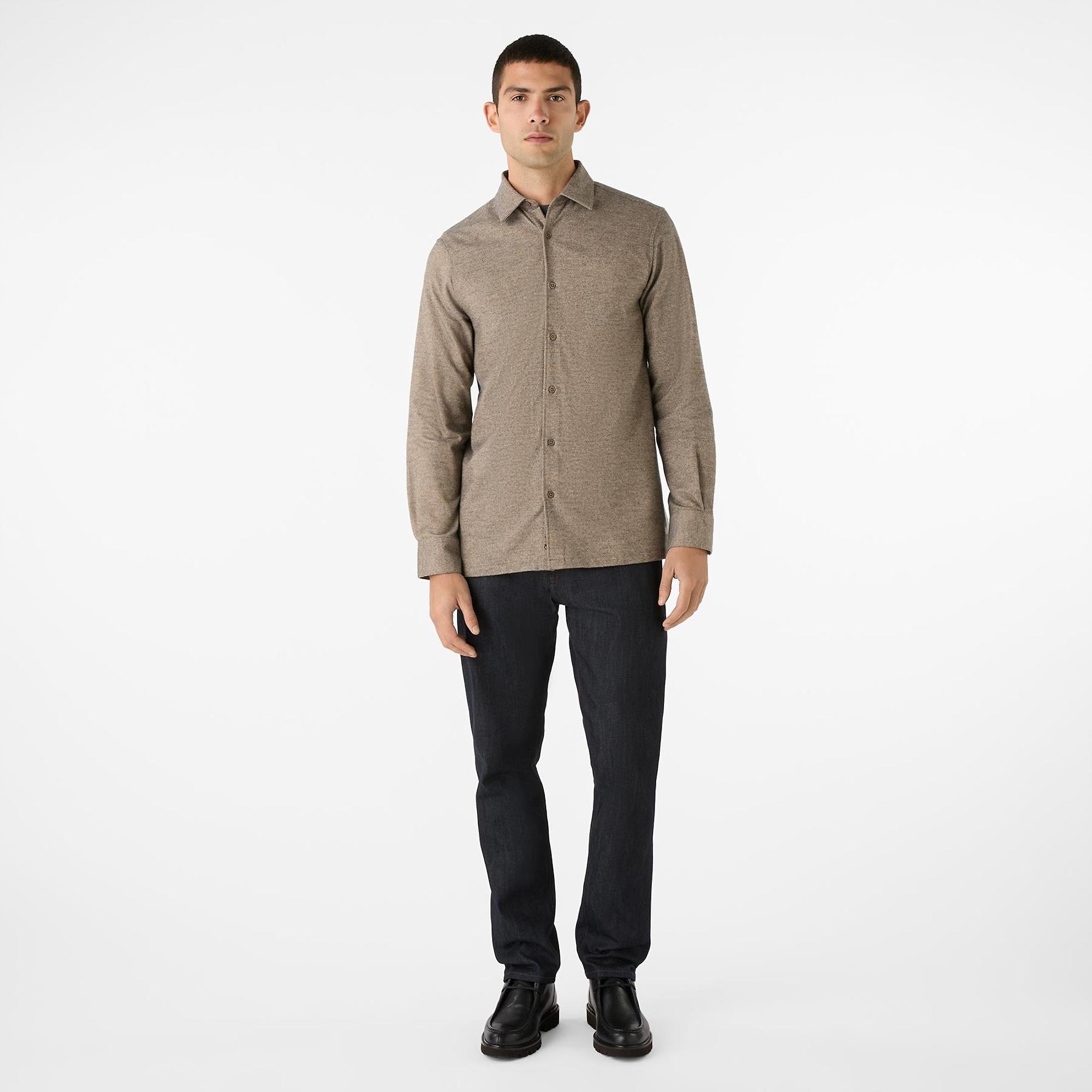 Product image 2 of 6 of Oliver Sweeney Men's Barnham Linen Shirt - Mole