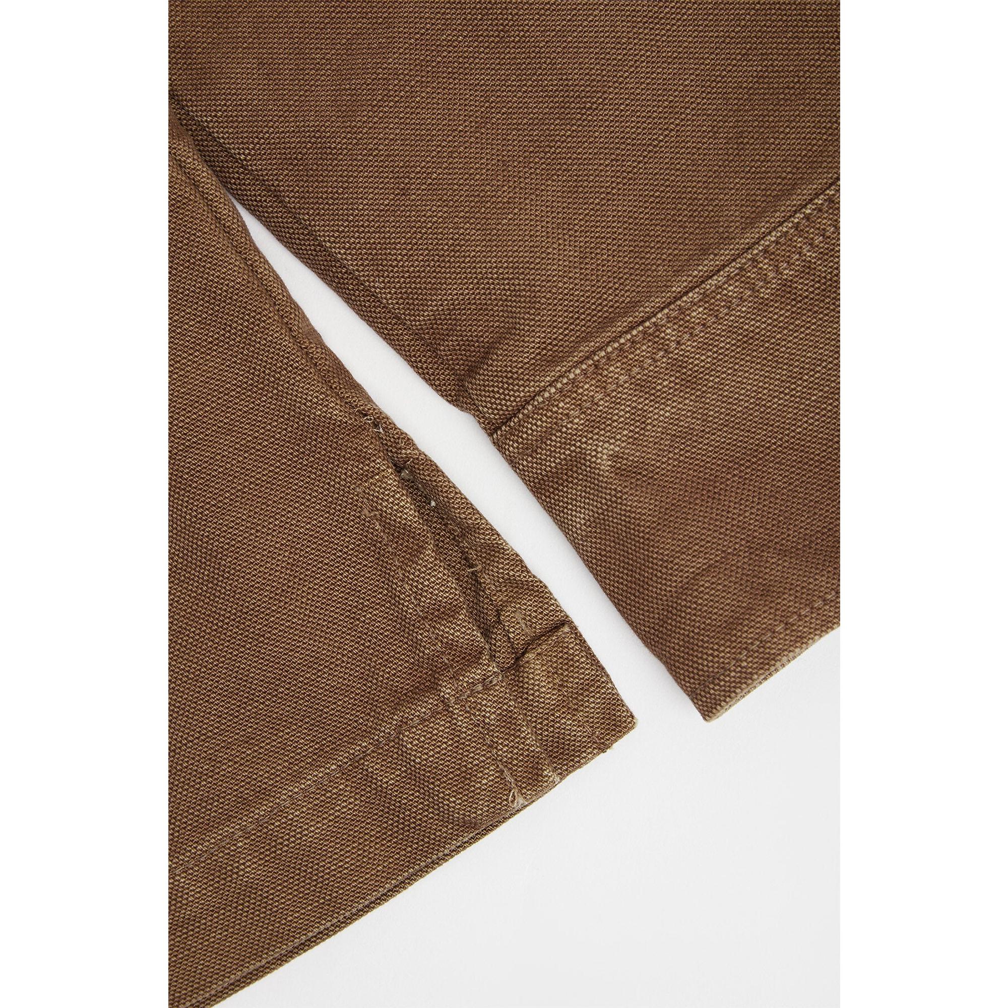 Product image 7 of 7 of Baracuta Men's Garment-Dyed Canvas Overshirt - Cub Brown