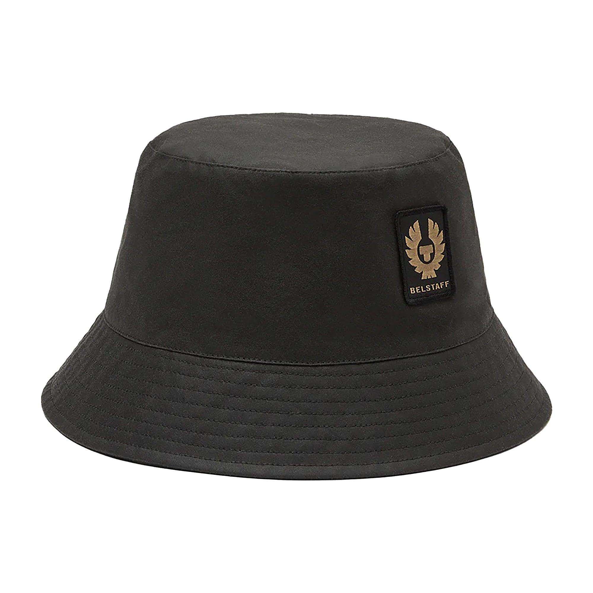 Product image 1 of 5 of Belstaff Phoenix Wax Bucket Hat - Black