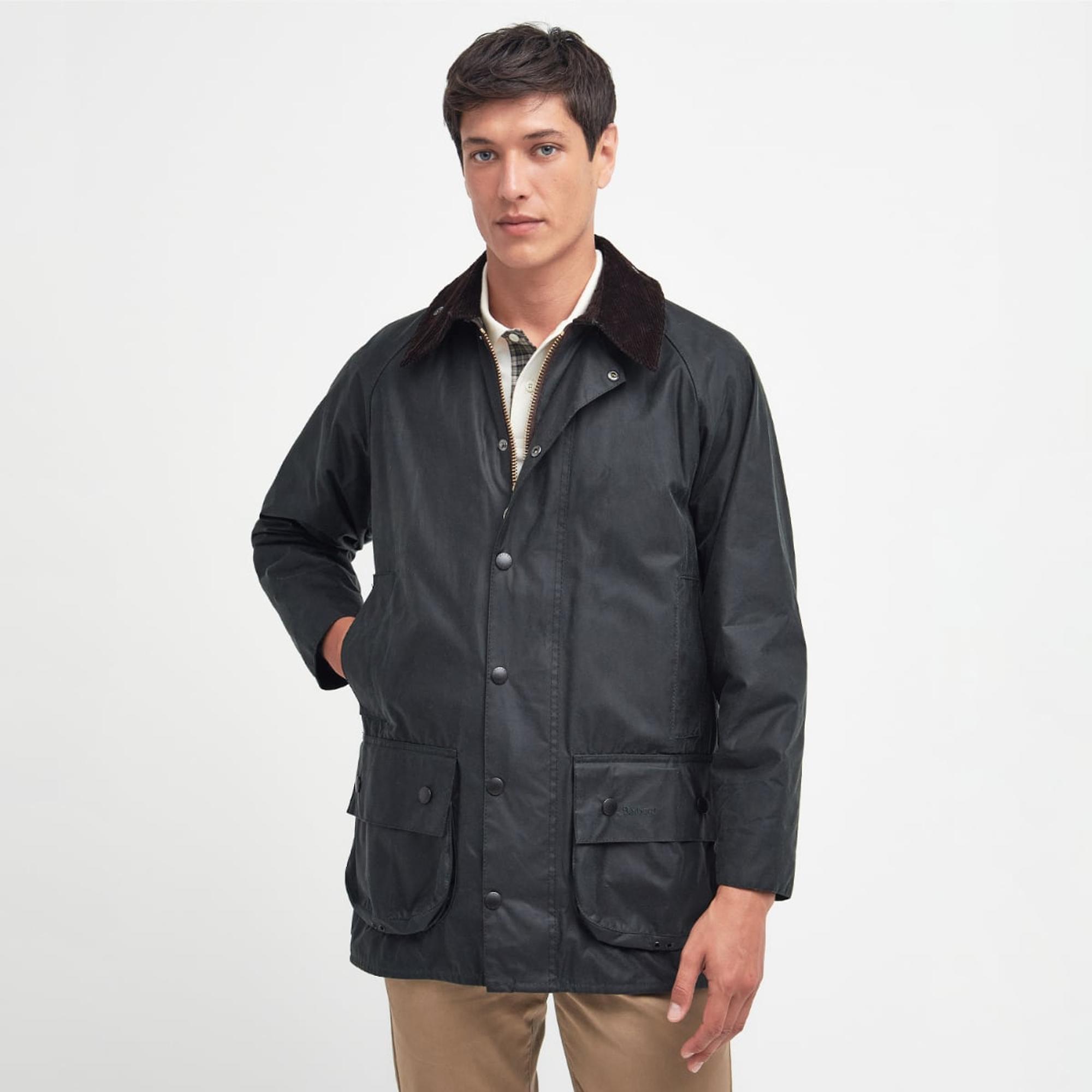 Product image 2 of 10 of Barbour Beaufort Men's Waxed Jacket - Sage