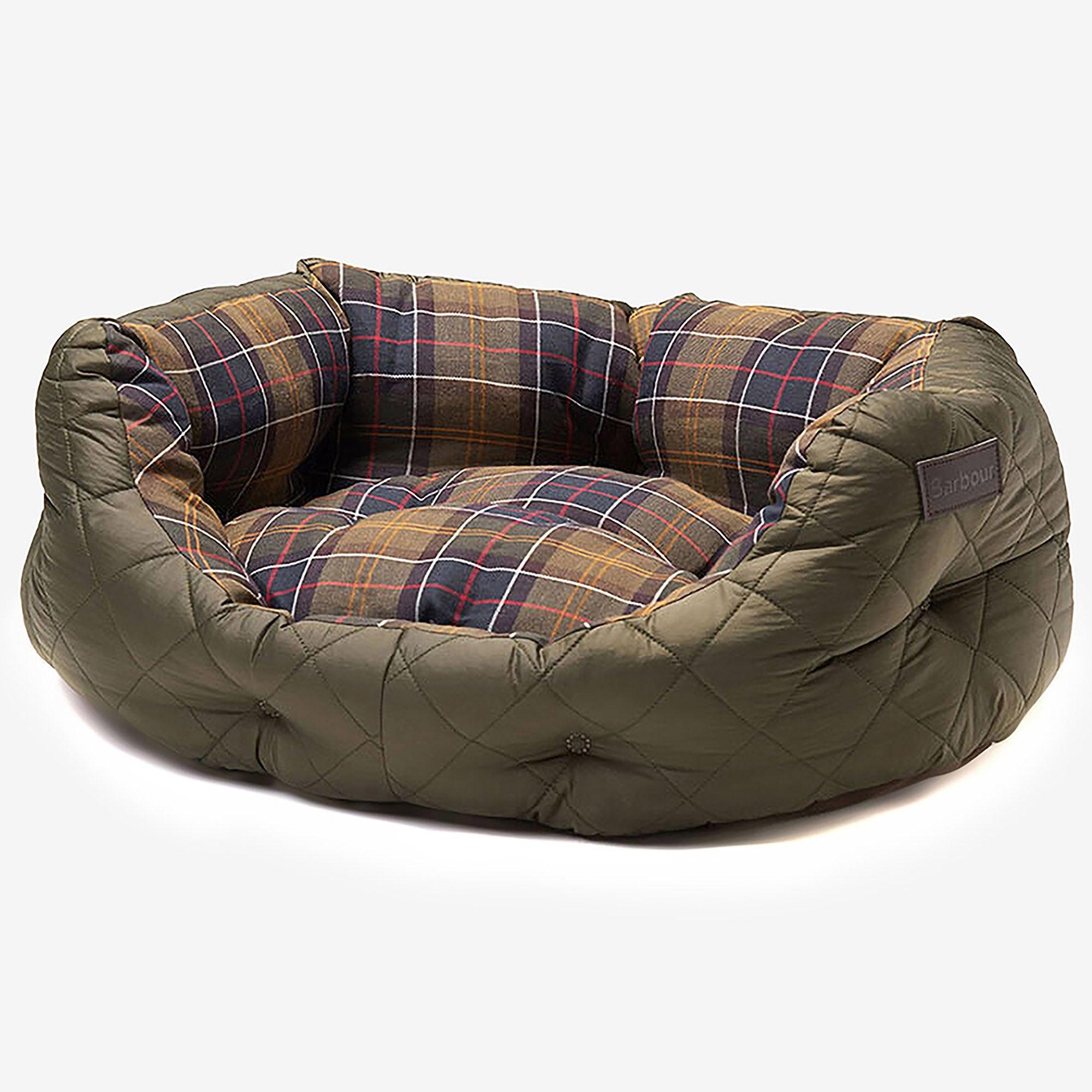 Product image 1 of 2 of Barbour 24in Quilted Dog Bed - Olive