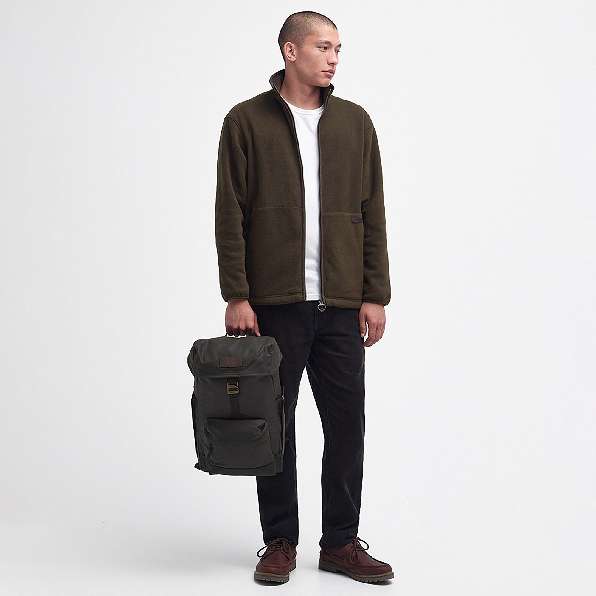Product image 3 of 7 of Barbour Essential Wax Backpack - Olive