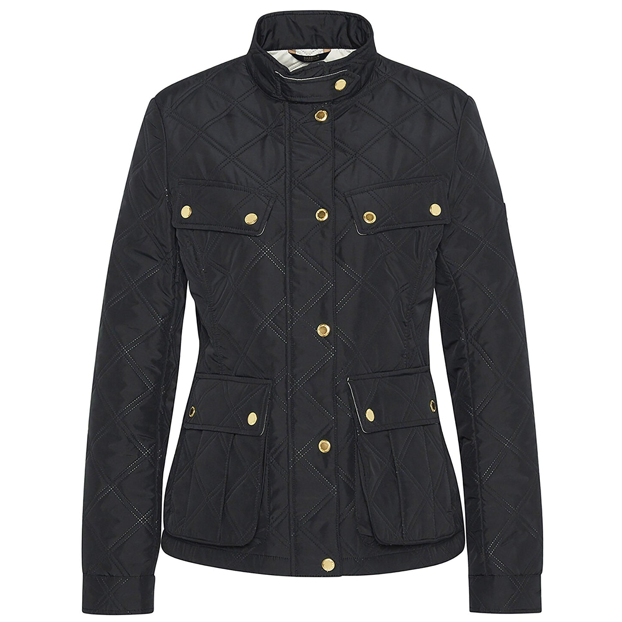 Product image 1 of 7 of Barbour International Women's Halsey Quilted Jacket - Black