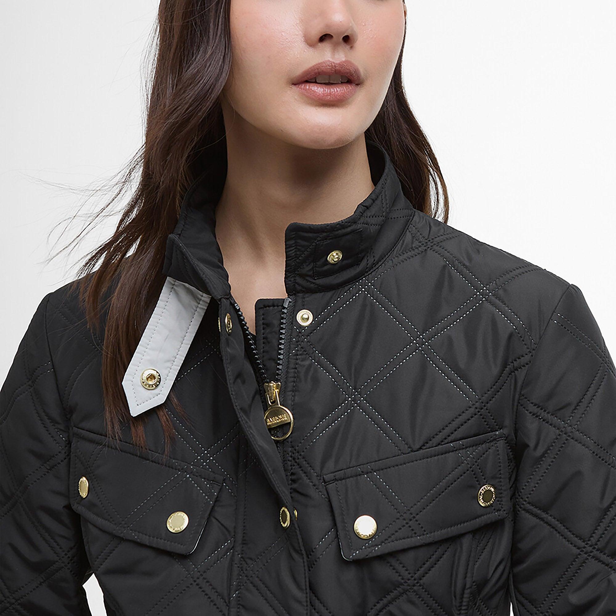 Product image 5 of 7 of Barbour International Women's Halsey Quilted Jacket - Black