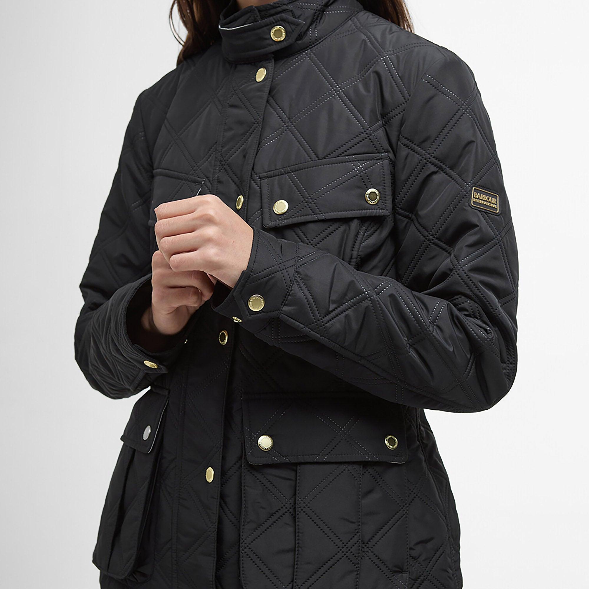 Product image 6 of 7 of Barbour International Women's Halsey Quilted Jacket - Black