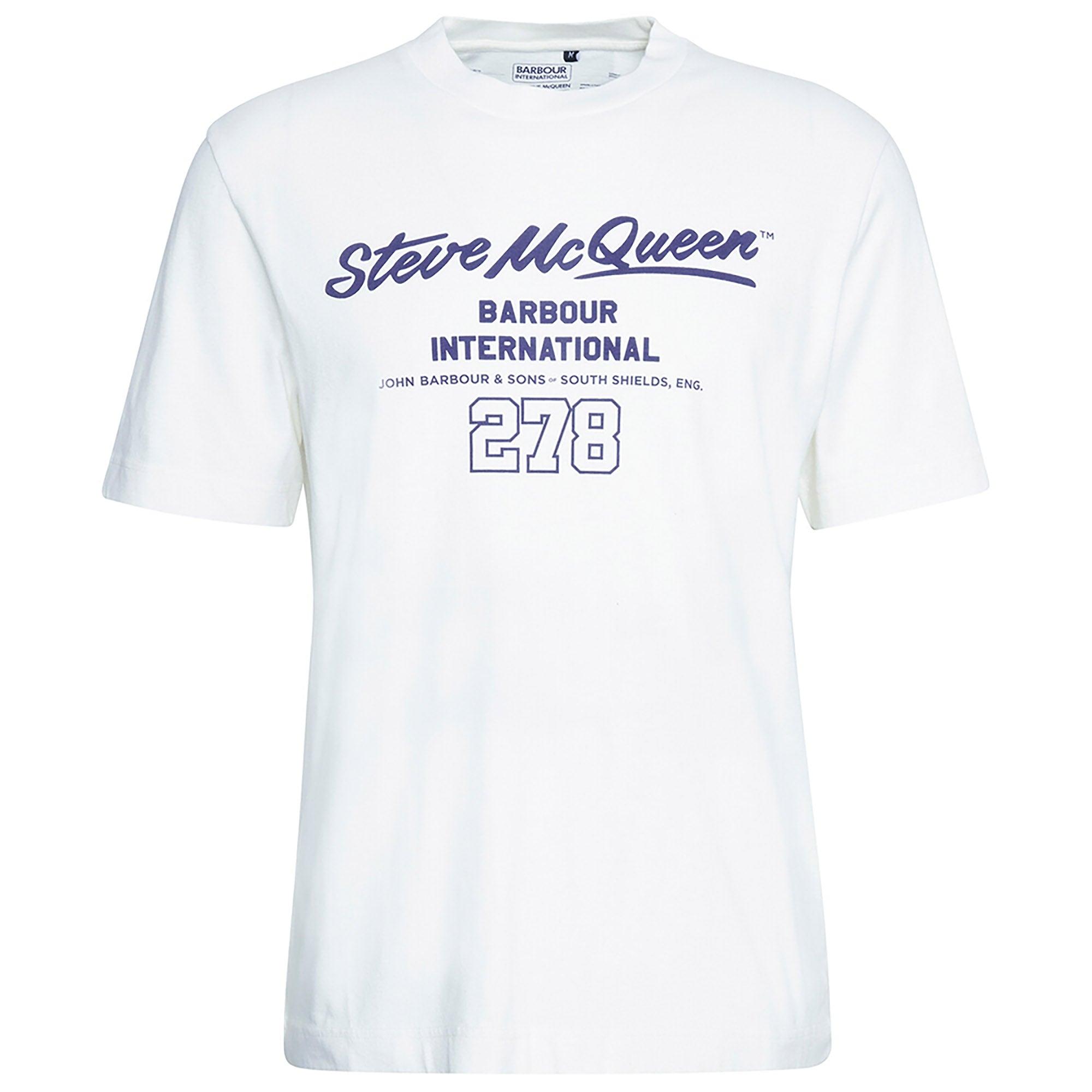 Product image 1 of 5 of Barbour International Men's Colman Steve McQueen Graphic T-Shirt - Whisper