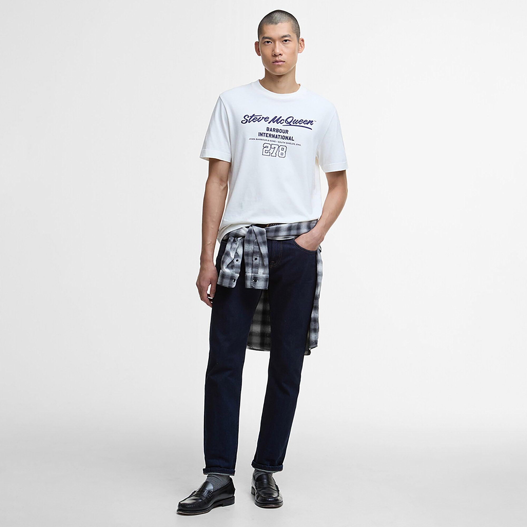 Product image 3 of 5 of Barbour International Men's Colman Steve McQueen Graphic T-Shirt - Whisper