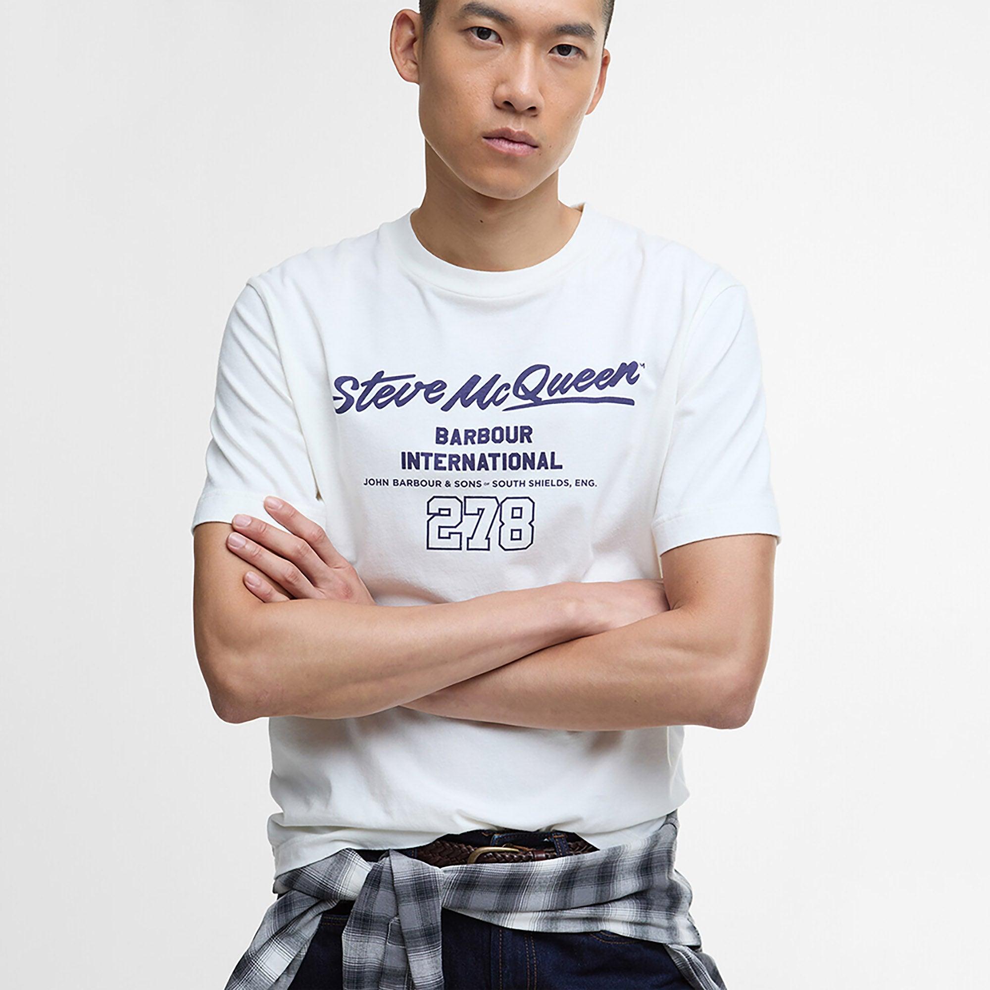 Product image 5 of 5 of Barbour International Men's Colman Steve McQueen Graphic T-Shirt - Whisper