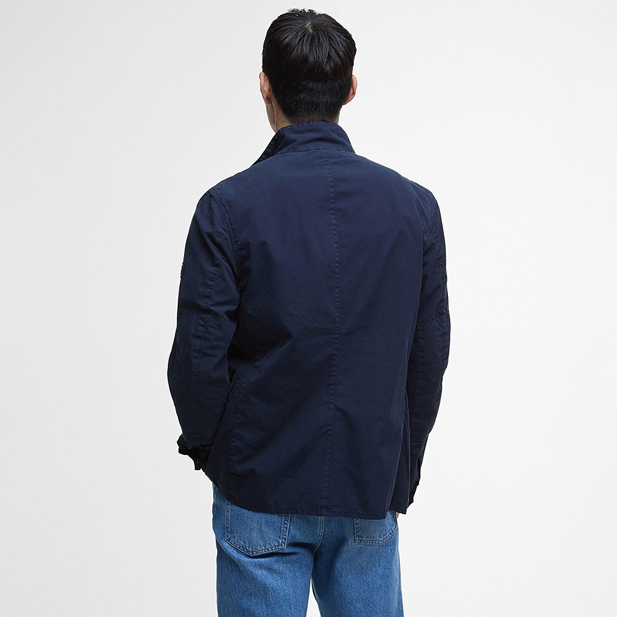 Product image 4 of 8 of Barbour International Men's Cotton Casual Duke Jacket - Navy