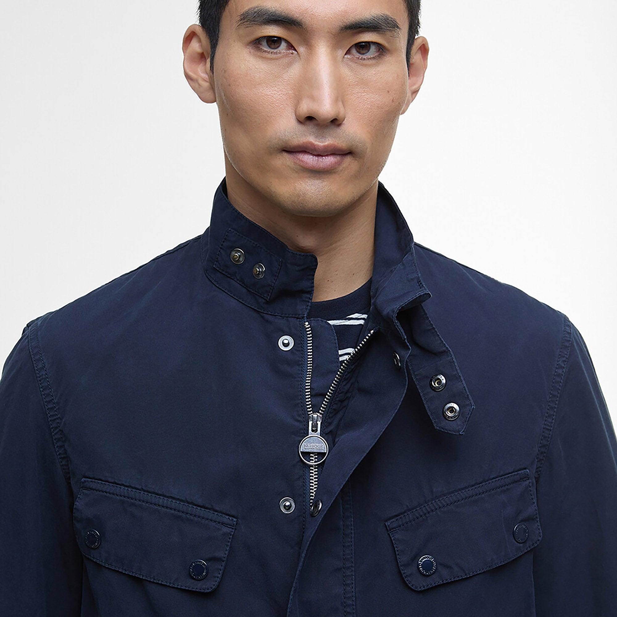 Product image 5 of 8 of Barbour International Men's Cotton Casual Duke Jacket - Navy