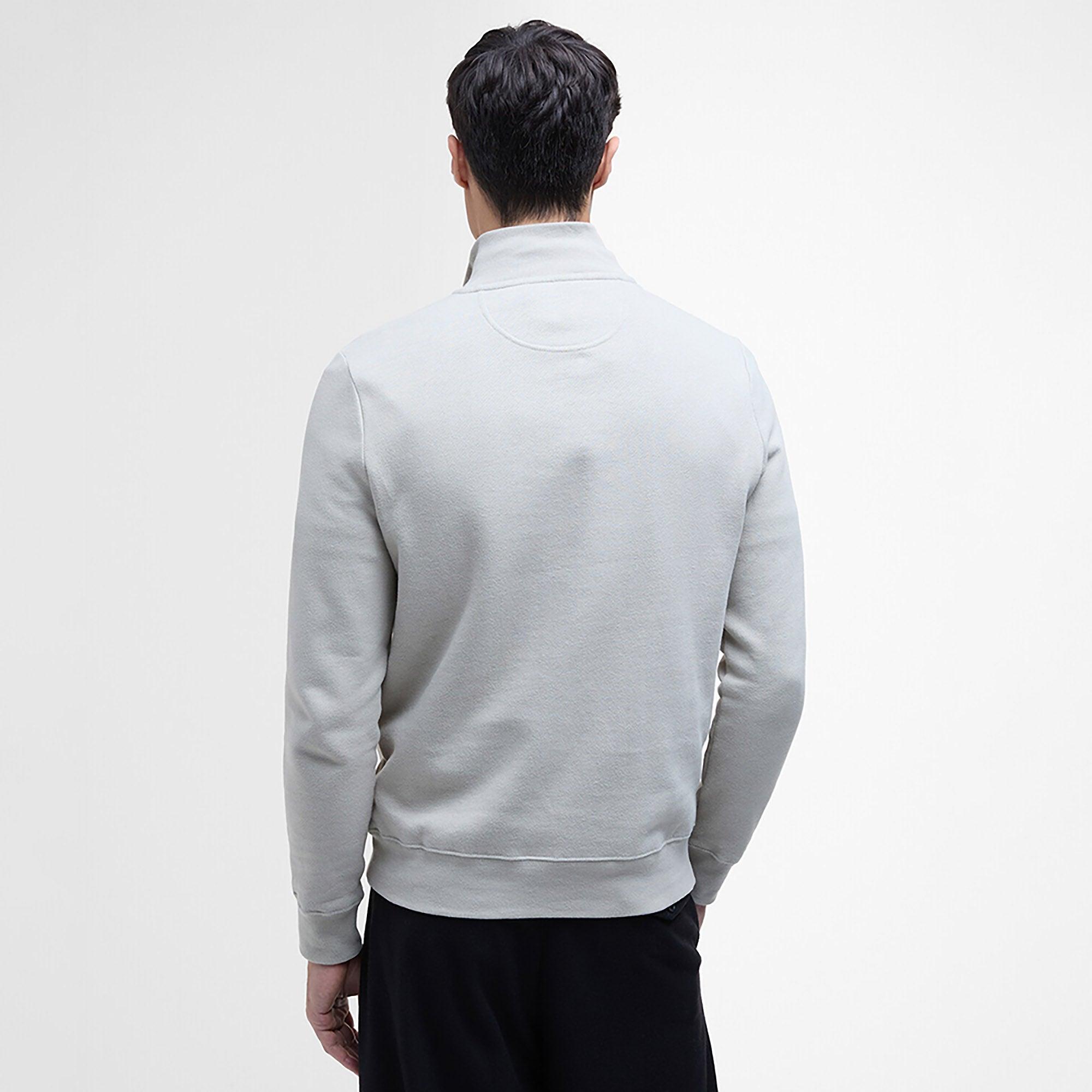 Product image 4 of 6 of Barbour International Men's Essential Half Zip Sweatshirt - Concrete