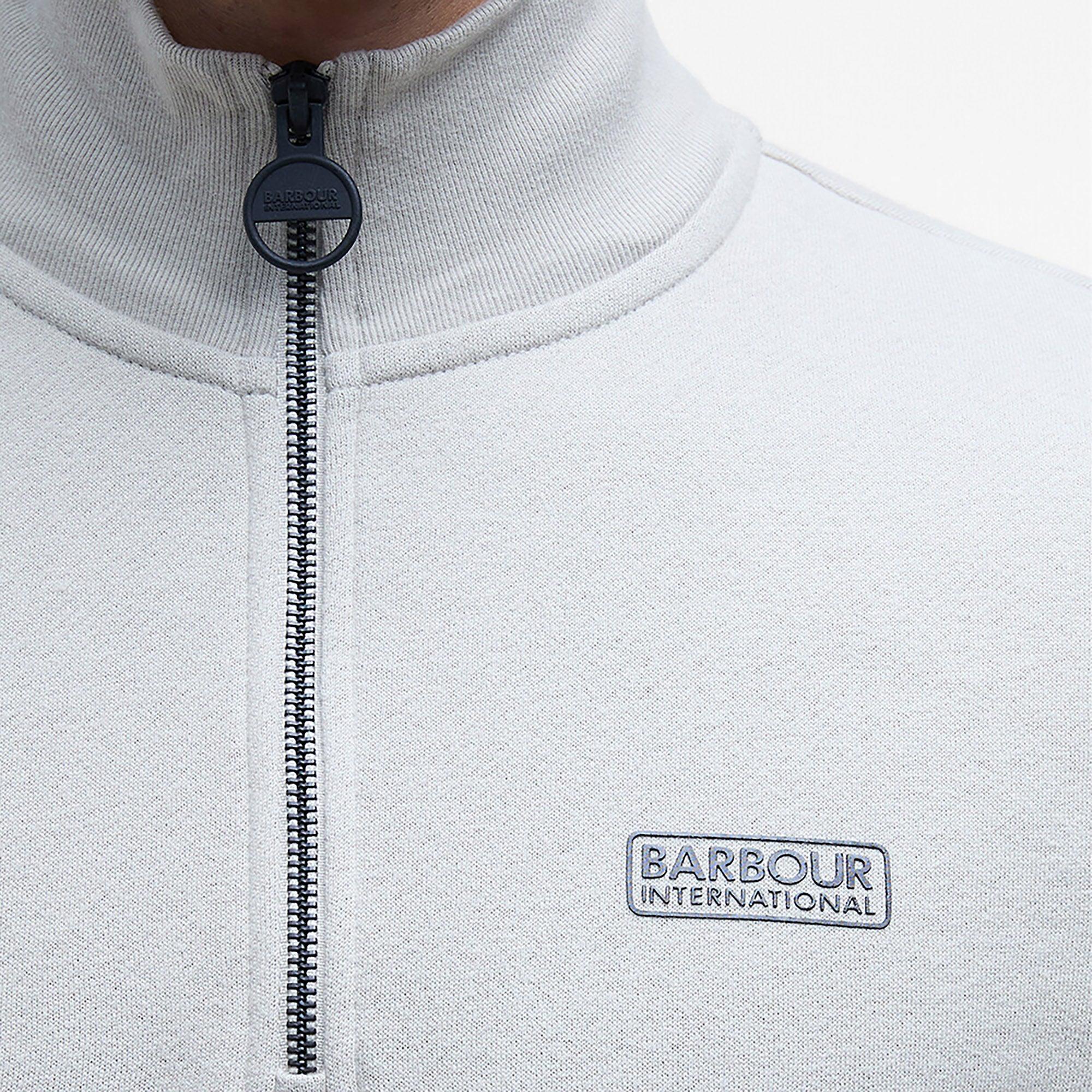Product image 6 of 6 of Barbour International Men's Essential Half Zip Sweatshirt - Concrete