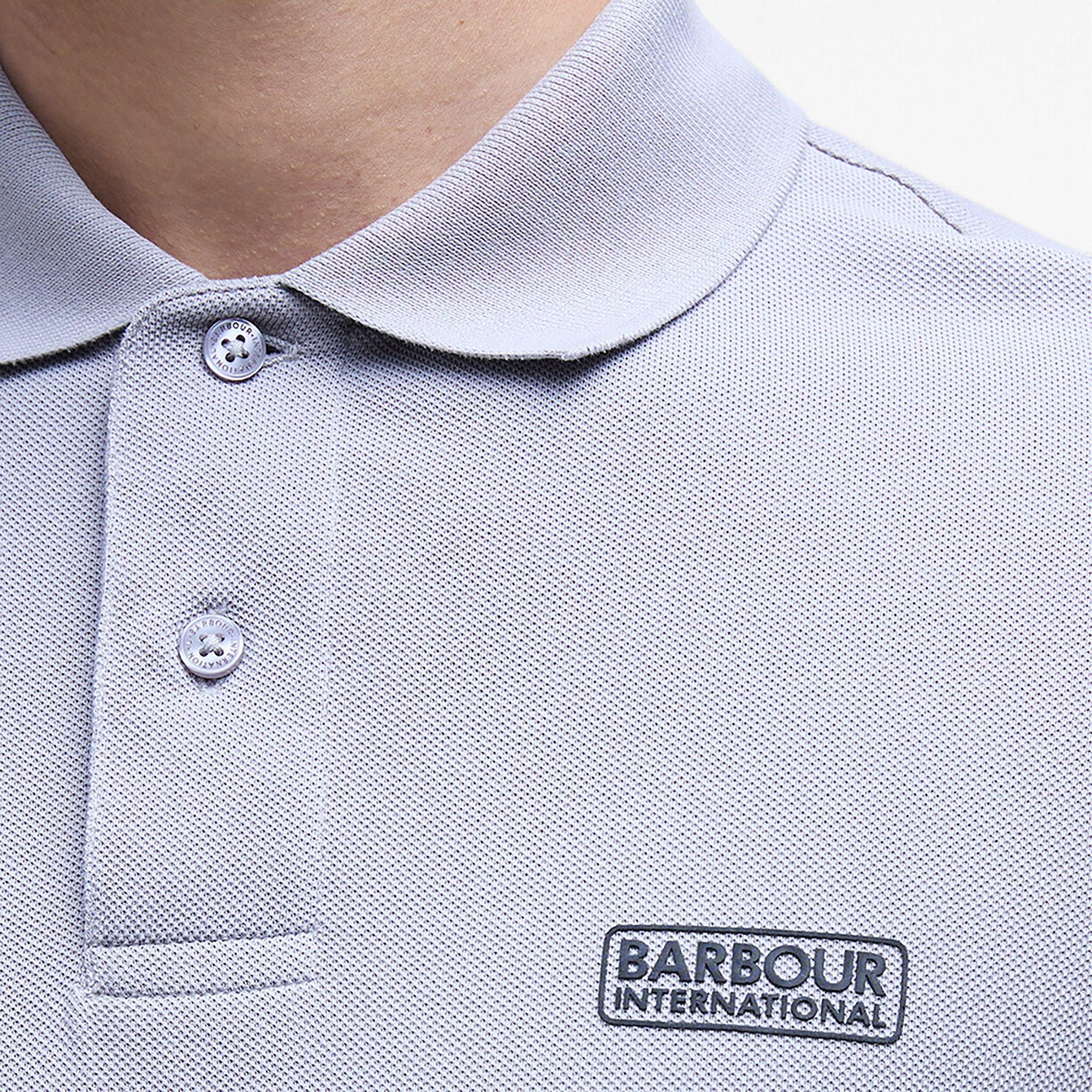 Product image 6 of 6 of Barbour International Men's Essential Polo Shirt - Pale Slate