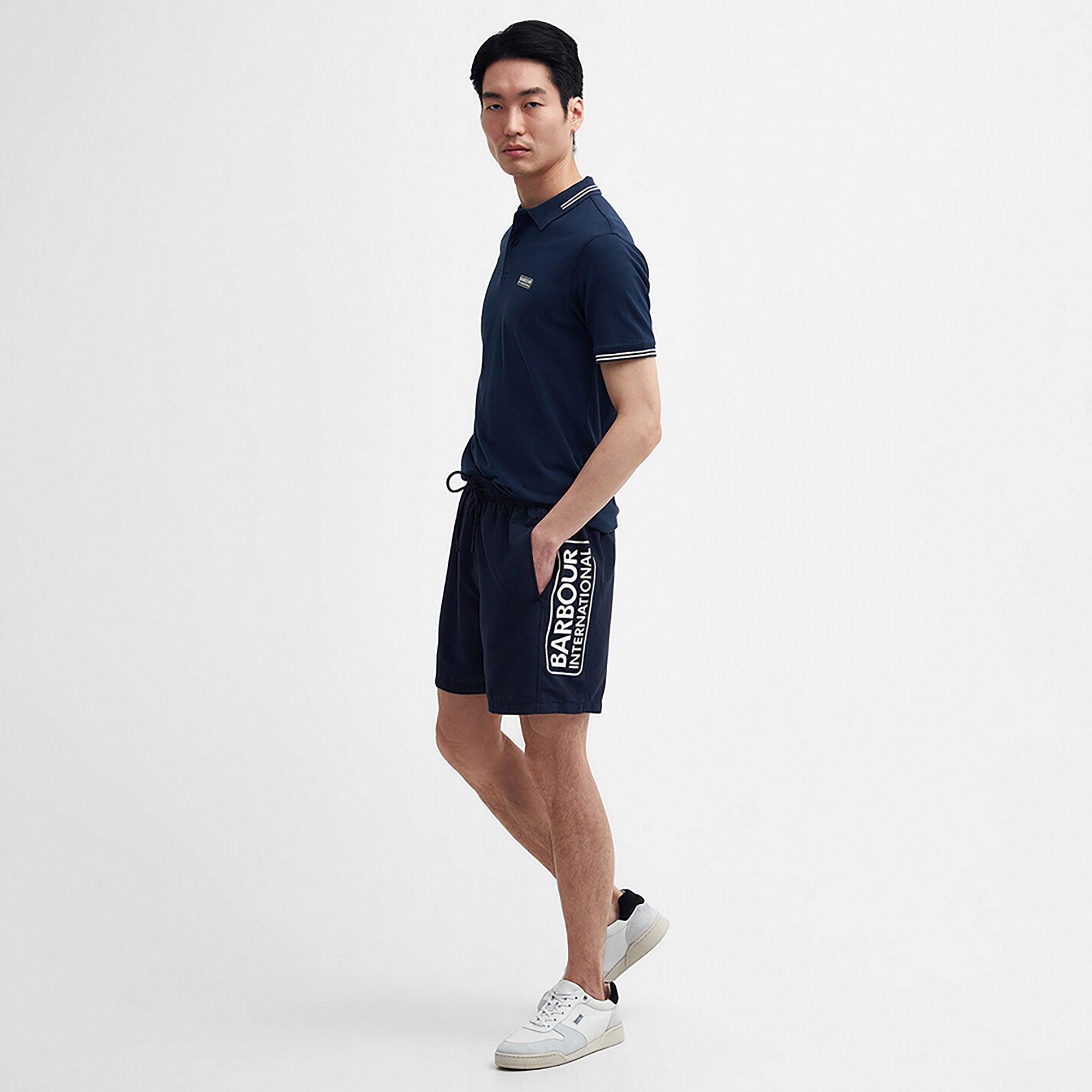 Product image 3 of 6 of Barbour International Men's Large Logo Swim Shorts - Navy