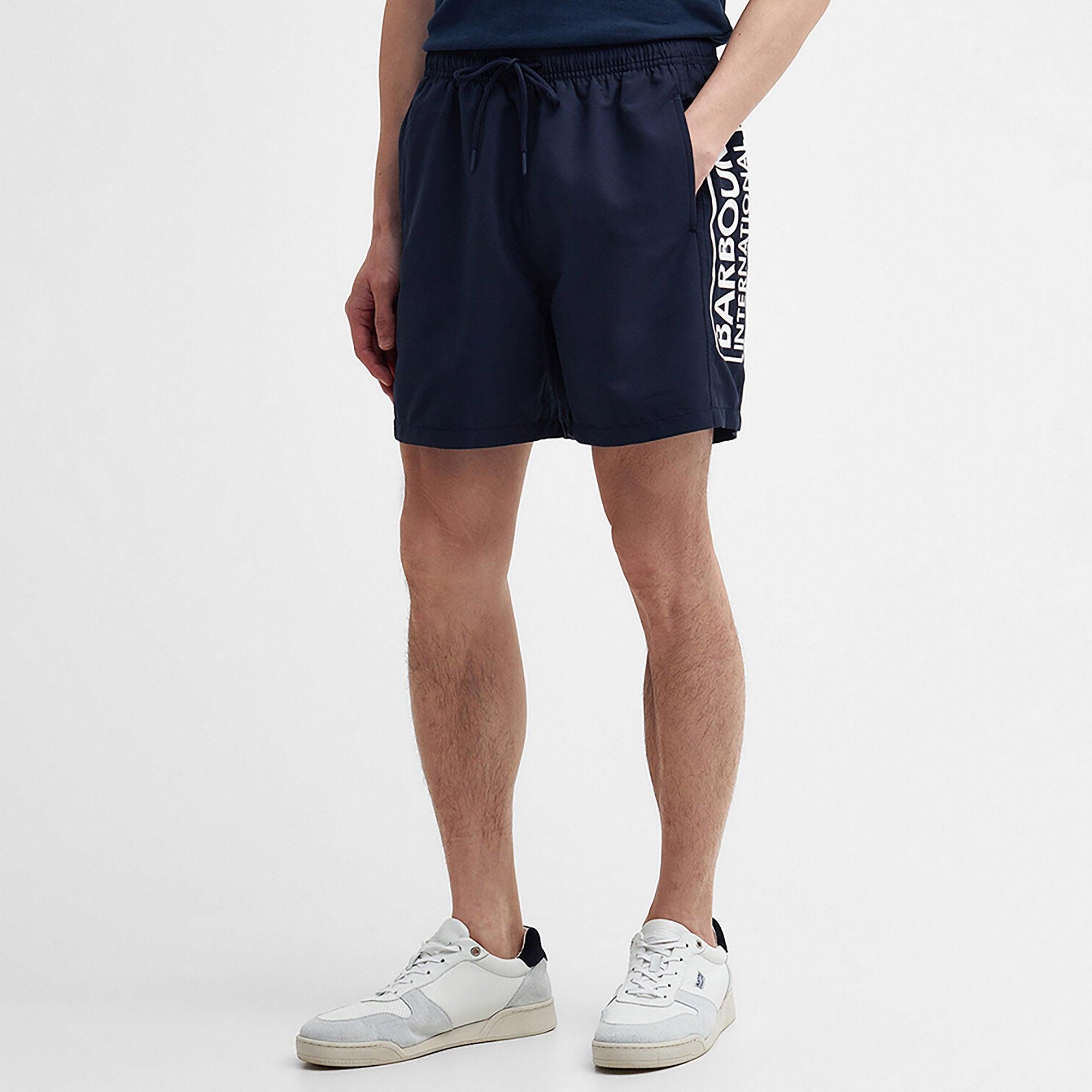 Product image 4 of 6 of Barbour International Men's Large Logo Swim Shorts - Navy