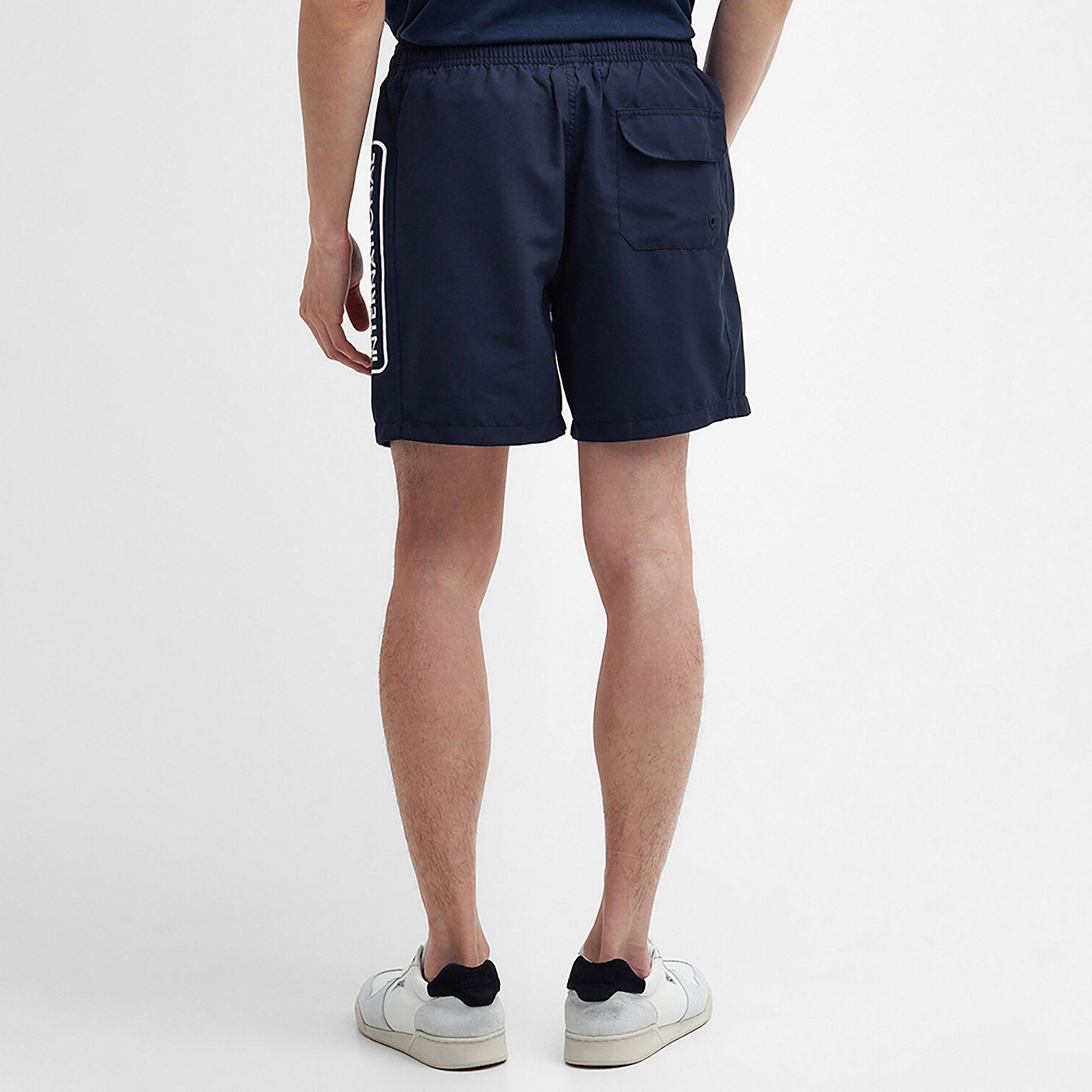 Product image 5 of 6 of Barbour International Men's Large Logo Swim Shorts - Navy